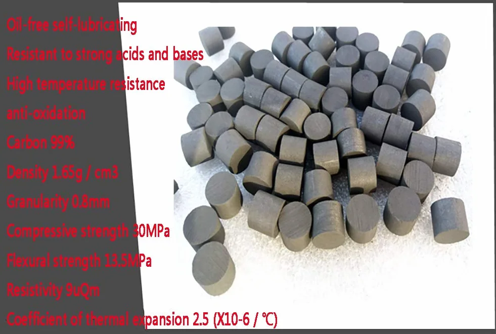 Średnica 14 Mm Pręt Grafitowy Pręt Węglowy Przemysłowe Naukowe Smarowane Cząstki Grafitu/100 Pcs/Long 10Mm