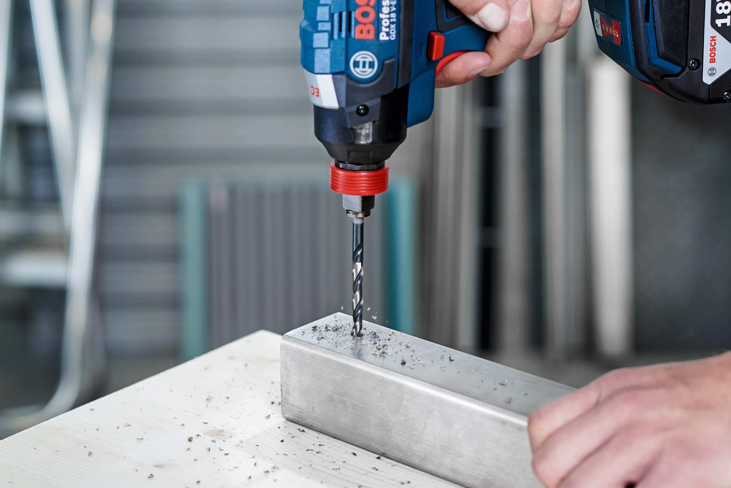 Bosch Professional 2608577045 Impact Control HSS wiertło spiralne (do metalu, 2 x 24 x 60 mm, akcesoria wiertarki udarowej)