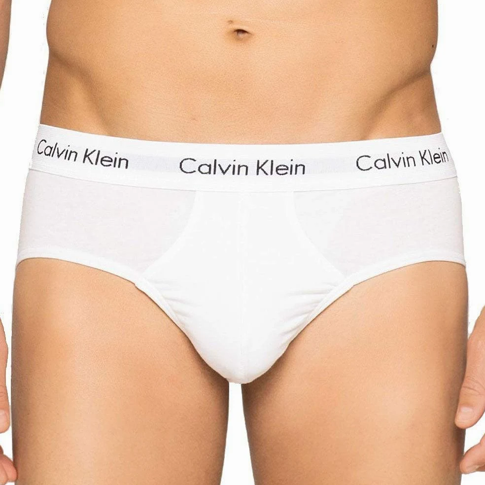 Calvin Klein 3P Hip Brief Hip Briefs Mężczyźni,Biały,L