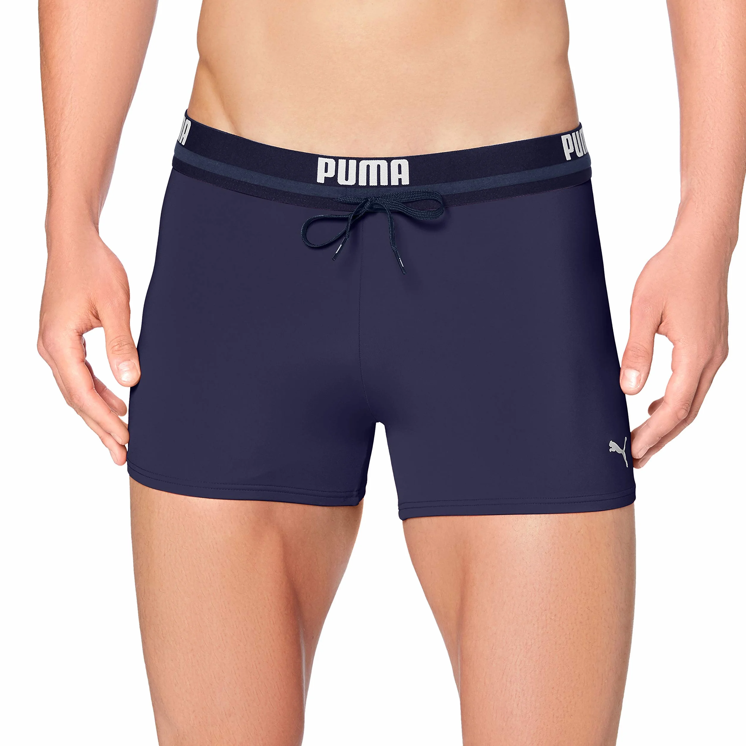 PUMA logo men's swimming trunks Kąpielówki Mężczyźni, grantowy, M