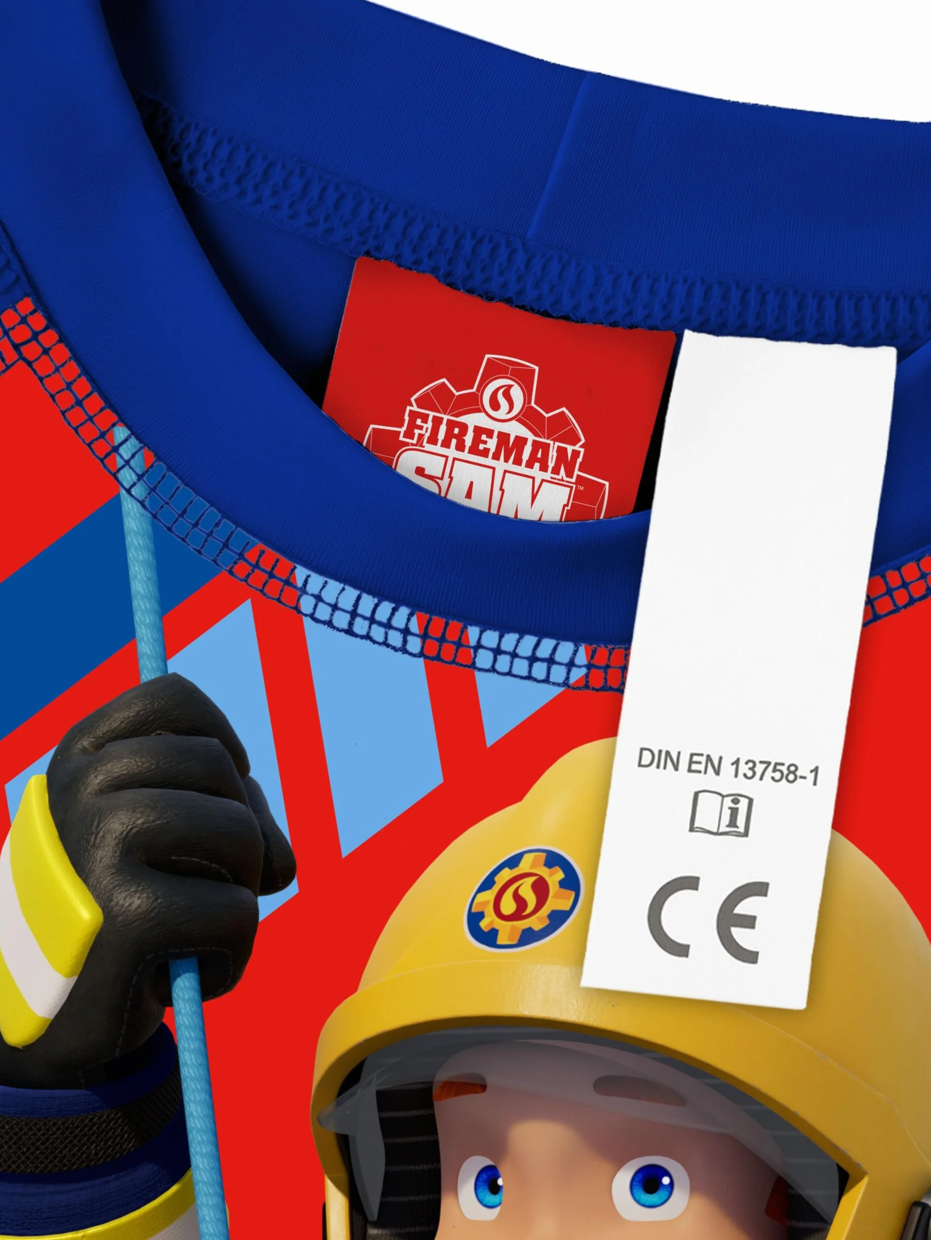 United Labels Strażak Sam dwuczęściowy strój kąpielowy dla dzieci UV 30 niebieski