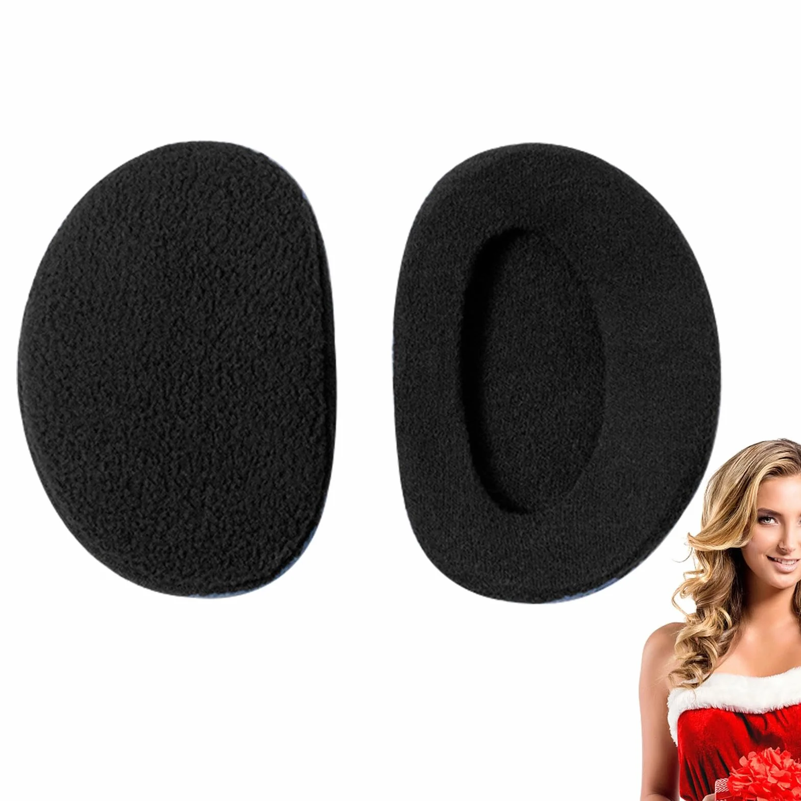 Torby na uszy bez pałąka - torby na uszy bez ramiączek na zimę, ergonomiczne nauszniki, stylowe nauszniki na spacery, wędrówki, jazdę na rowerze