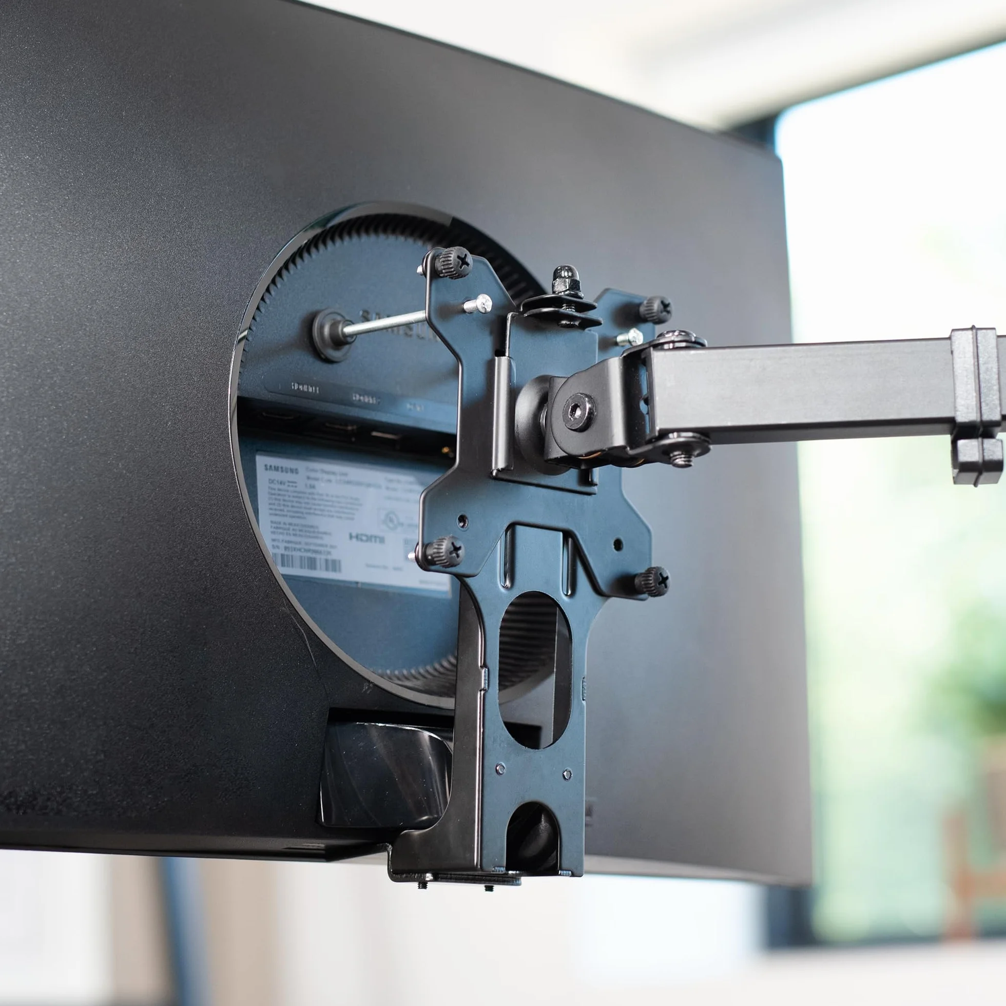 VIVO Quick Attach VESA adapter płyta wspornik zaprojektowany dla Samsung CF397, monitora CRG5, 32-calowe zakrzywione ekrany Full HD, MOUNT-SG03CF