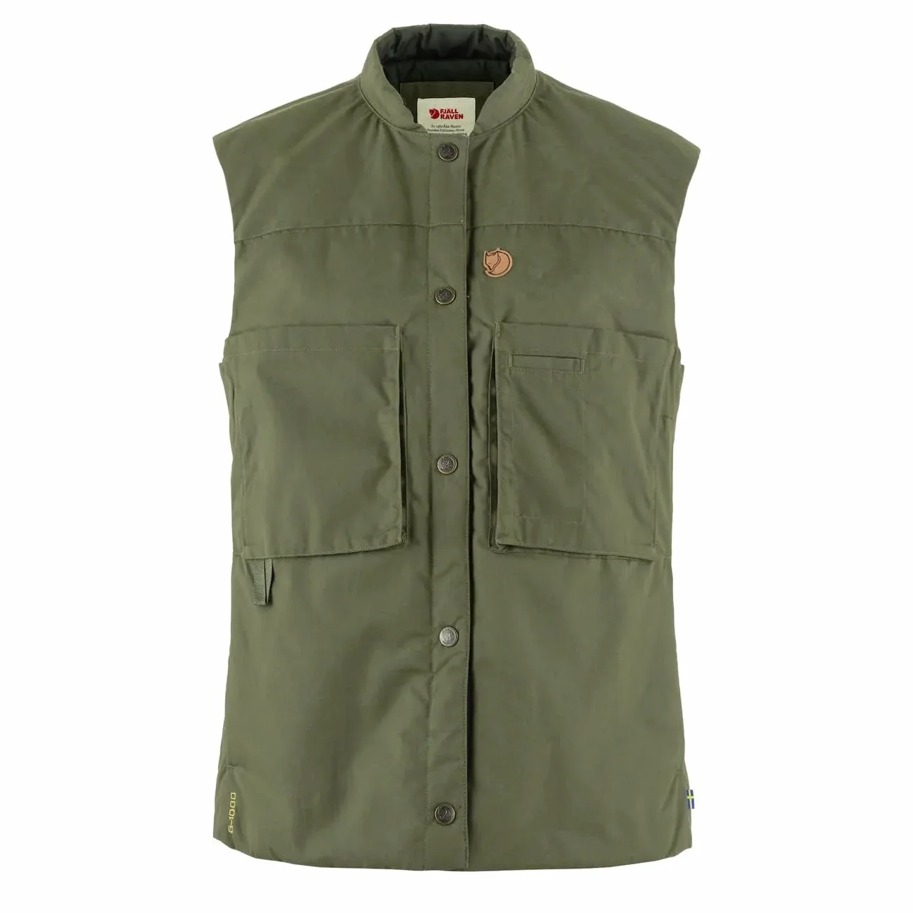 Fjallraven Singi Padded Vest W damska kamizelka sportowa Laurel Green XS