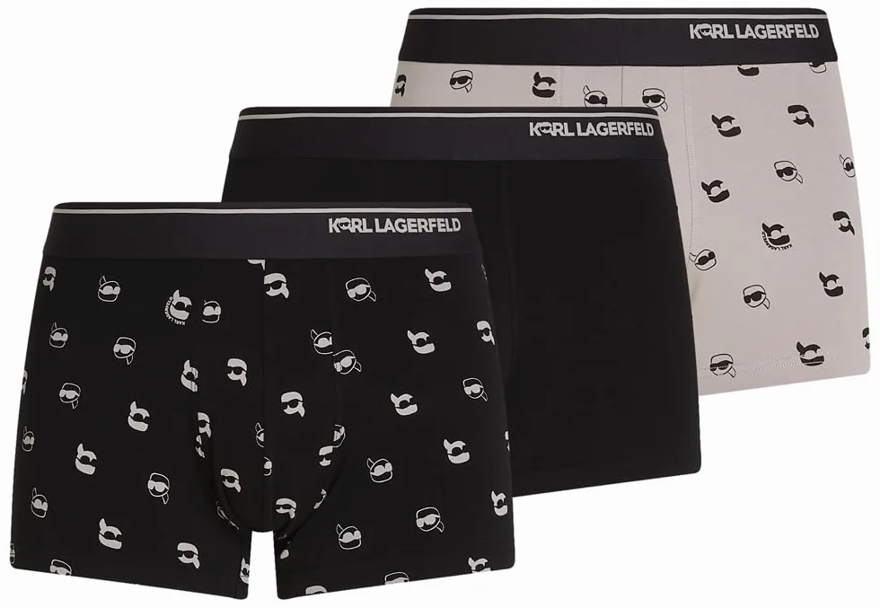 Karl Lagerfeld Mężczyźni Hotel Karl Lyocell Trunk 3 Pack