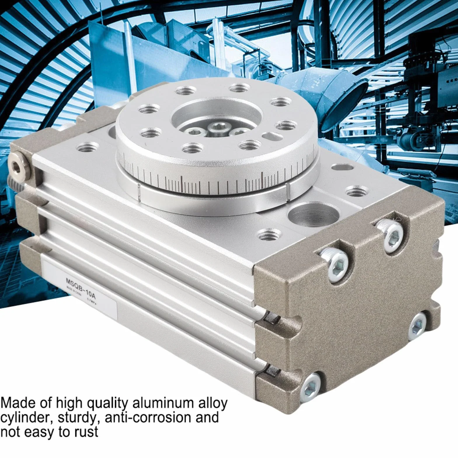 Obrotowy Siłownik Pneumatyczny 180 Stopni typu SMC Obrotowy Siłownik Pneumatyczny 15 mm MSQB-10A 0~60 ° C