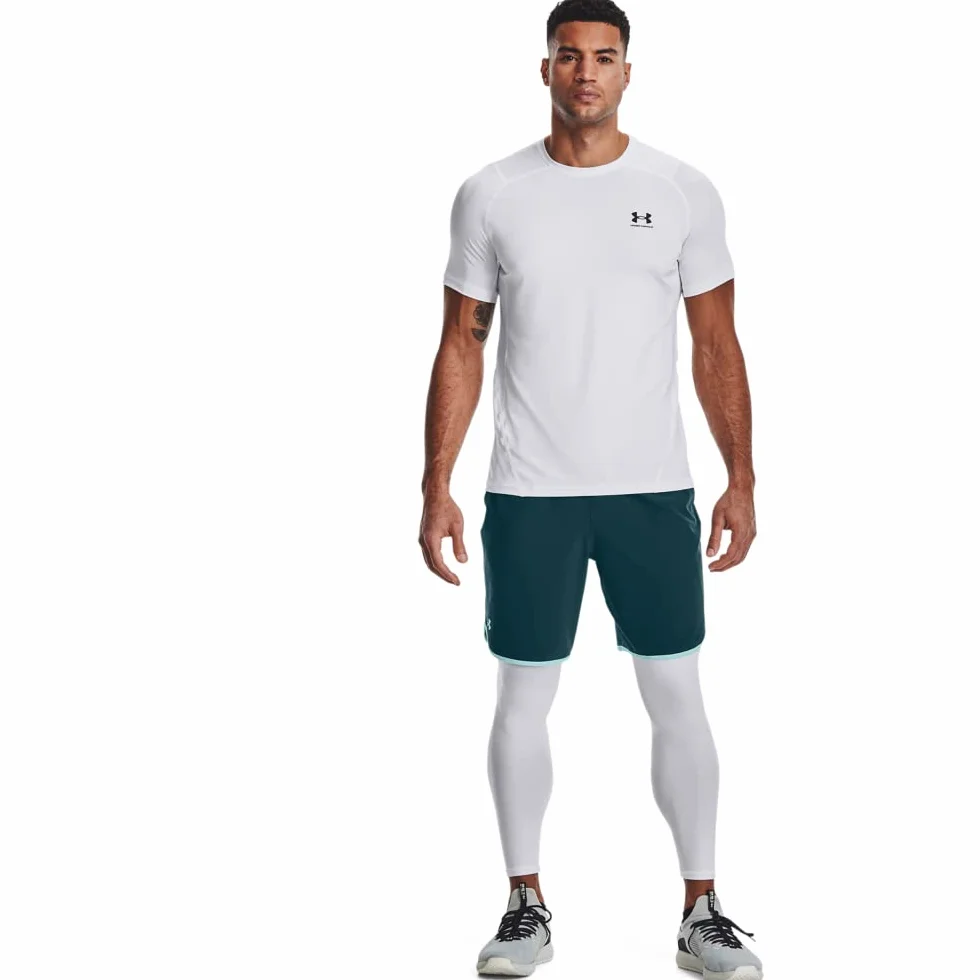 Under Armour Męskie legginsy UA HG Armour, wygodne i wytrzymałe legginsy gimnastyczne, lekka i elastyczna bielizna termiczna z dopasowaniem kompresyjnym