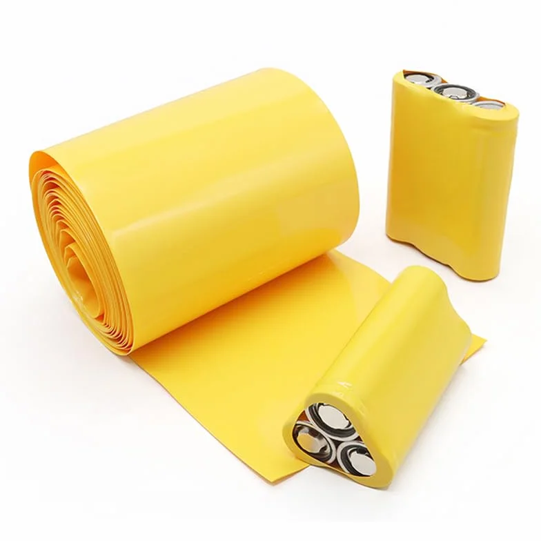 Rękawy termokurczliwe 18650 PVC Yellow Multiple Sizes(200mm)