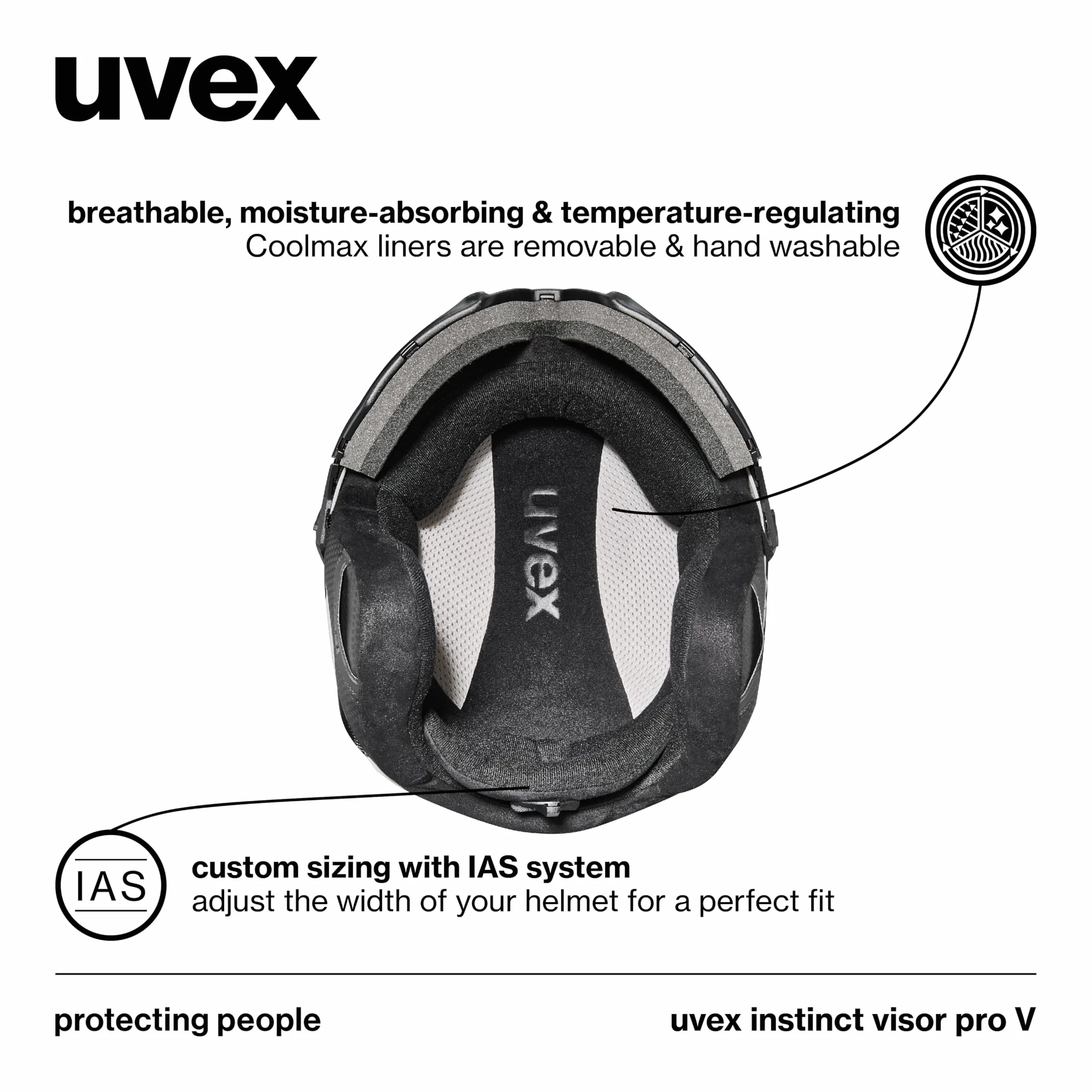 UVEX INSTINCT VISOR PRO V GREY M 59-61