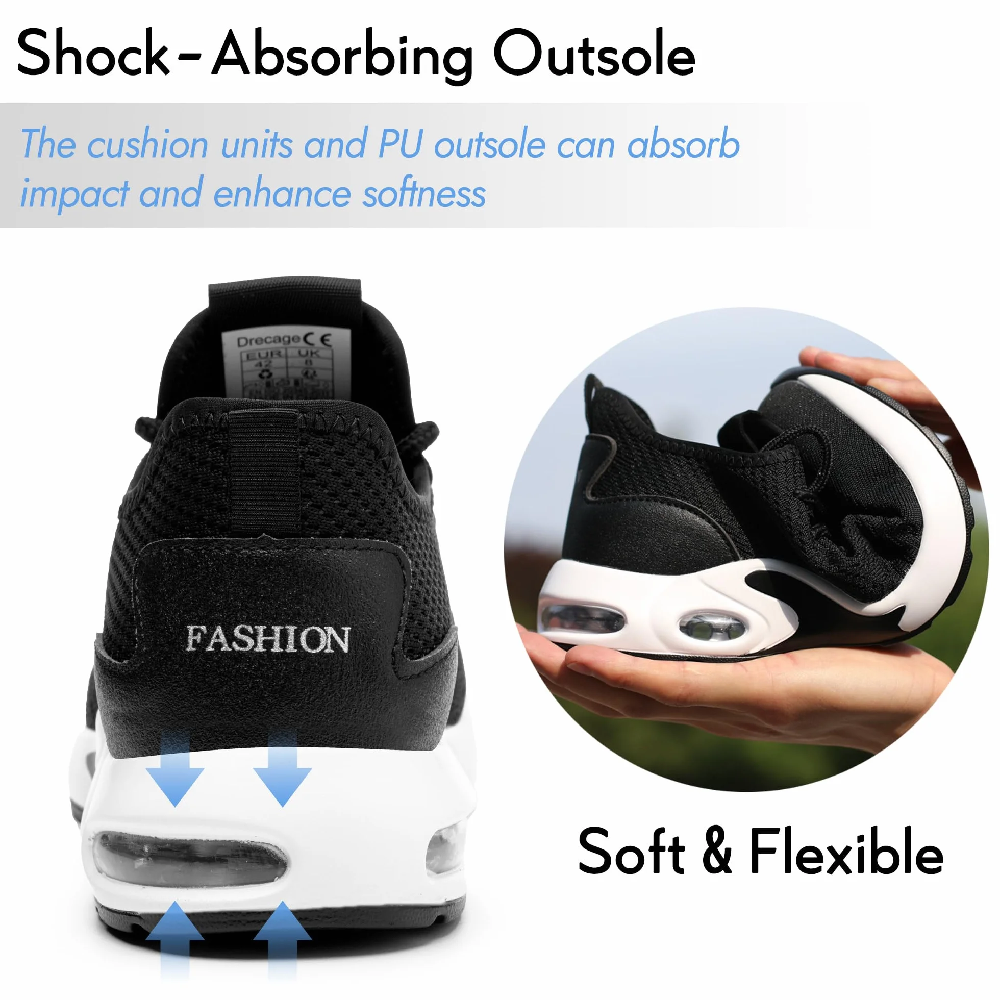 Nasogetch buty ochronne, buty robocze dla mężczyzn i kobiet, lekkie buty ochronne ze stalowymi noskami