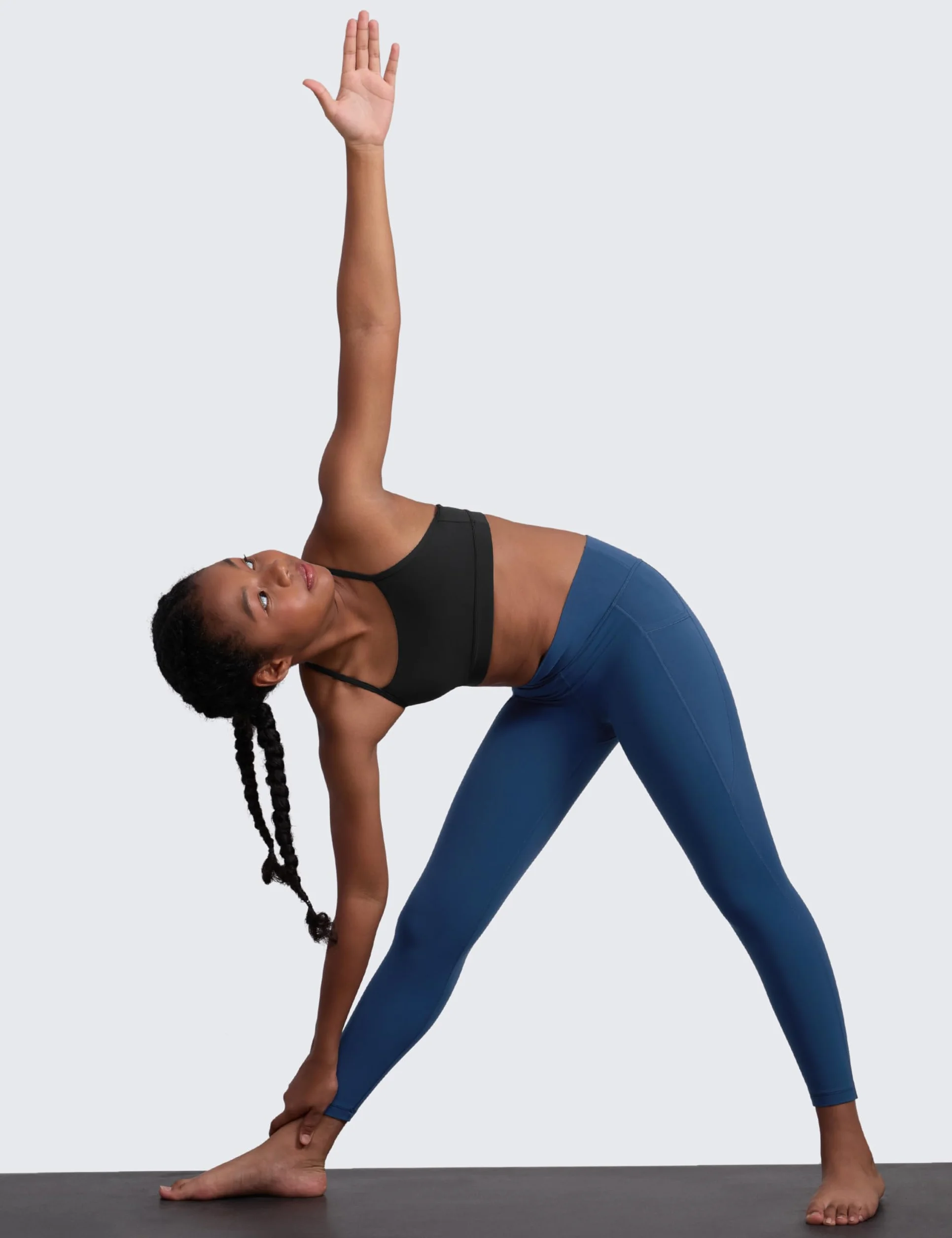 CRZ YOGA Biustonosz sportowy Butterluxe Girls - Spaghetti Strap Y Back Racerback dla nastolatek, dzieci, trening, joga, wygodny, krótki top