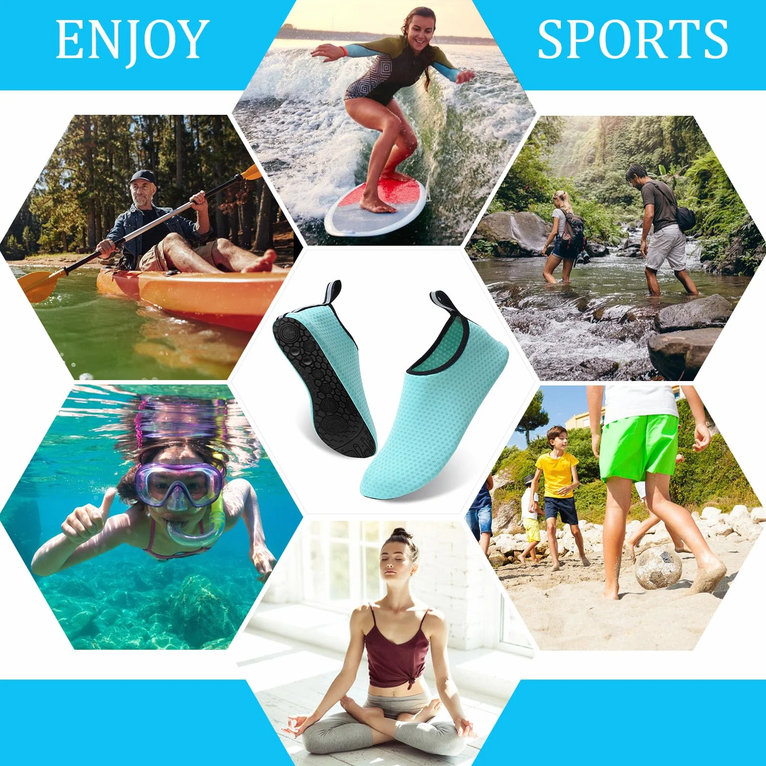 Buty do wody, dla mężczyzn i kobiet, buty plażowe, do pływania, do sportów wodnych, szybkoschnące, antypoślizgowe buty minimalistyczne