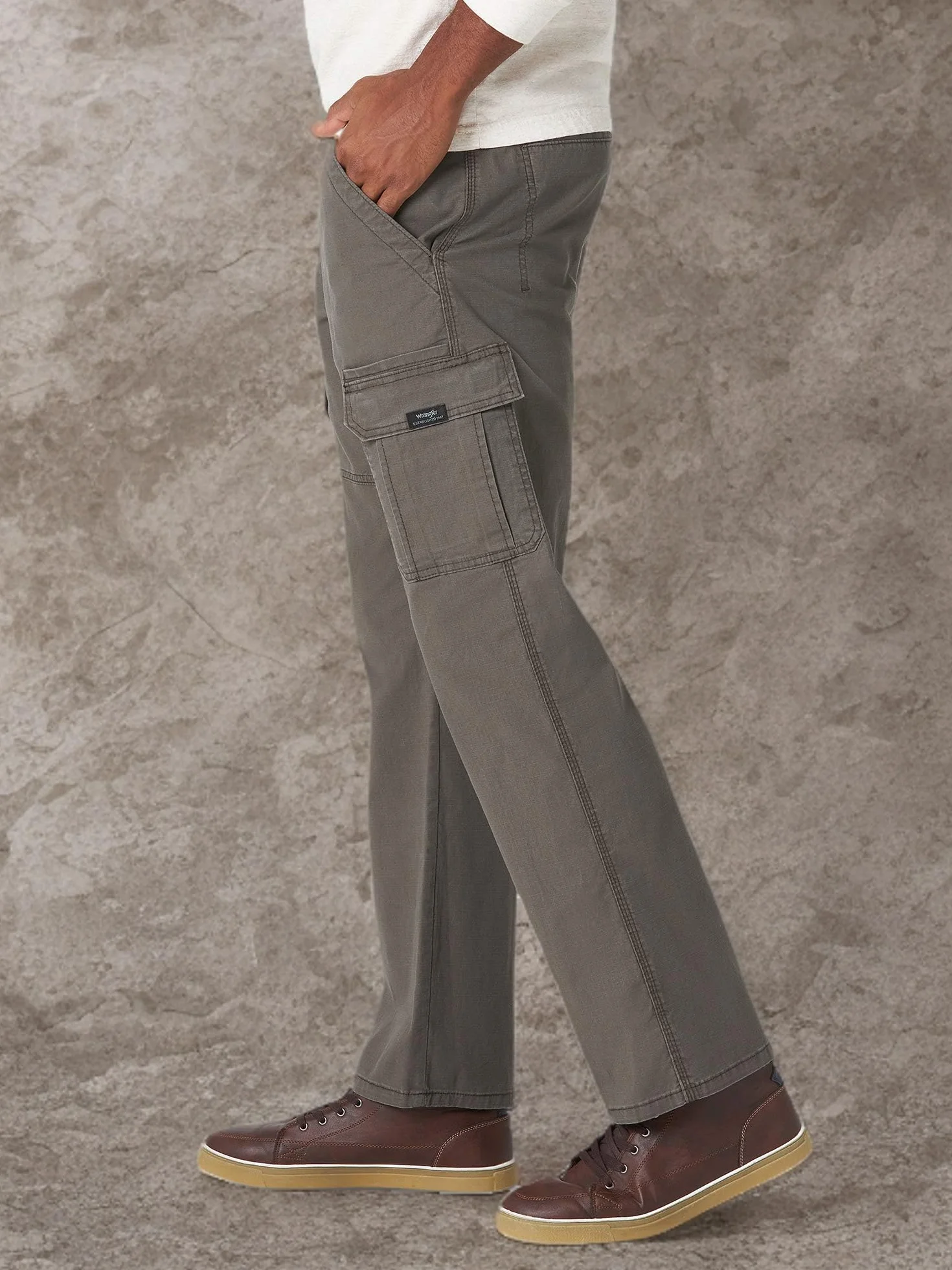 Wrangler Authentics Relaxed Fit Stretch Cargo Pant Spodnie Męskie