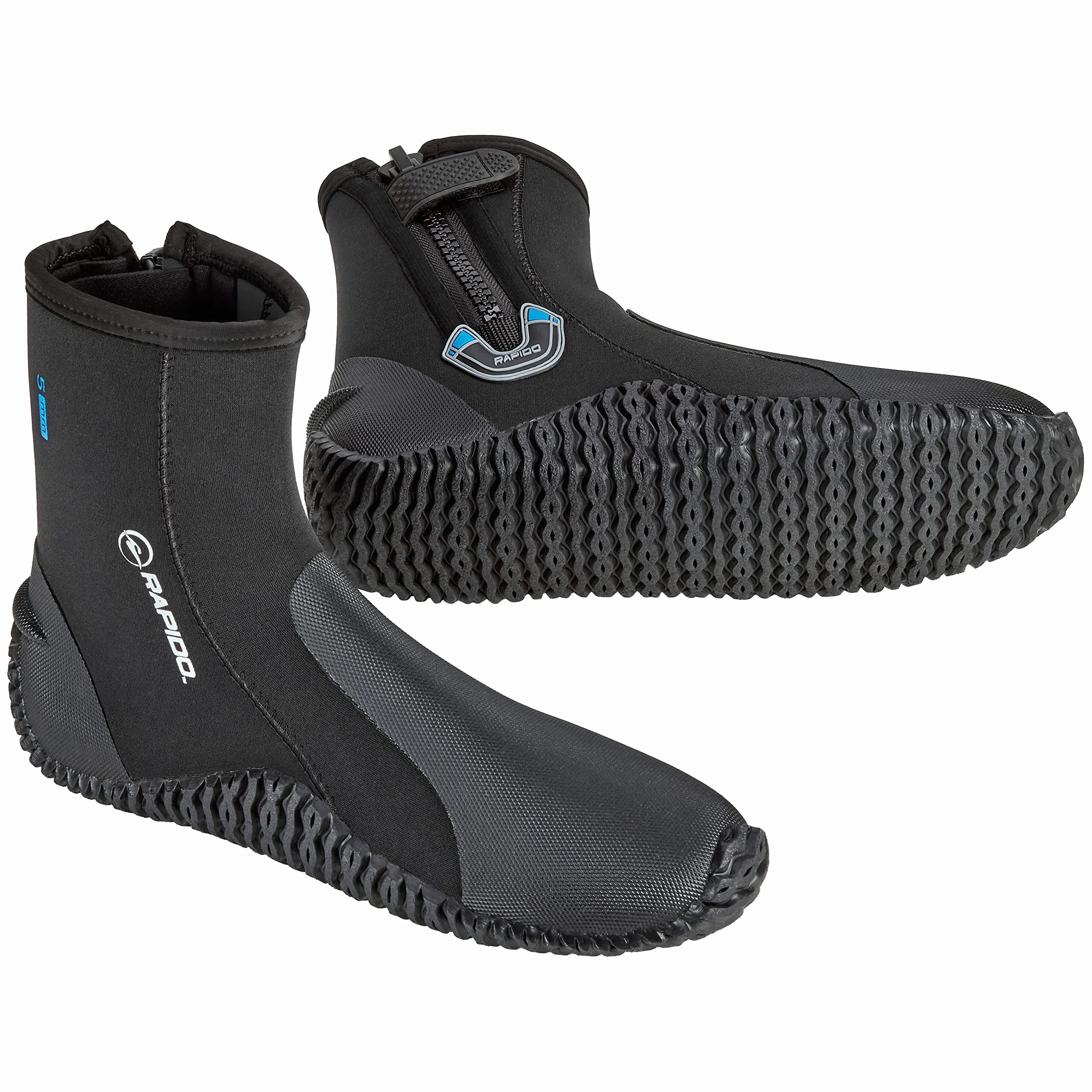 Rapido Boutique Collection Wysokiej jakości neoprenowe buty do nurkowania dla mężczyzn i kobiet, odporne na przebicie, buty do nurkowania 3 mm, 5 mm, 7 mm z twardą podeszwą