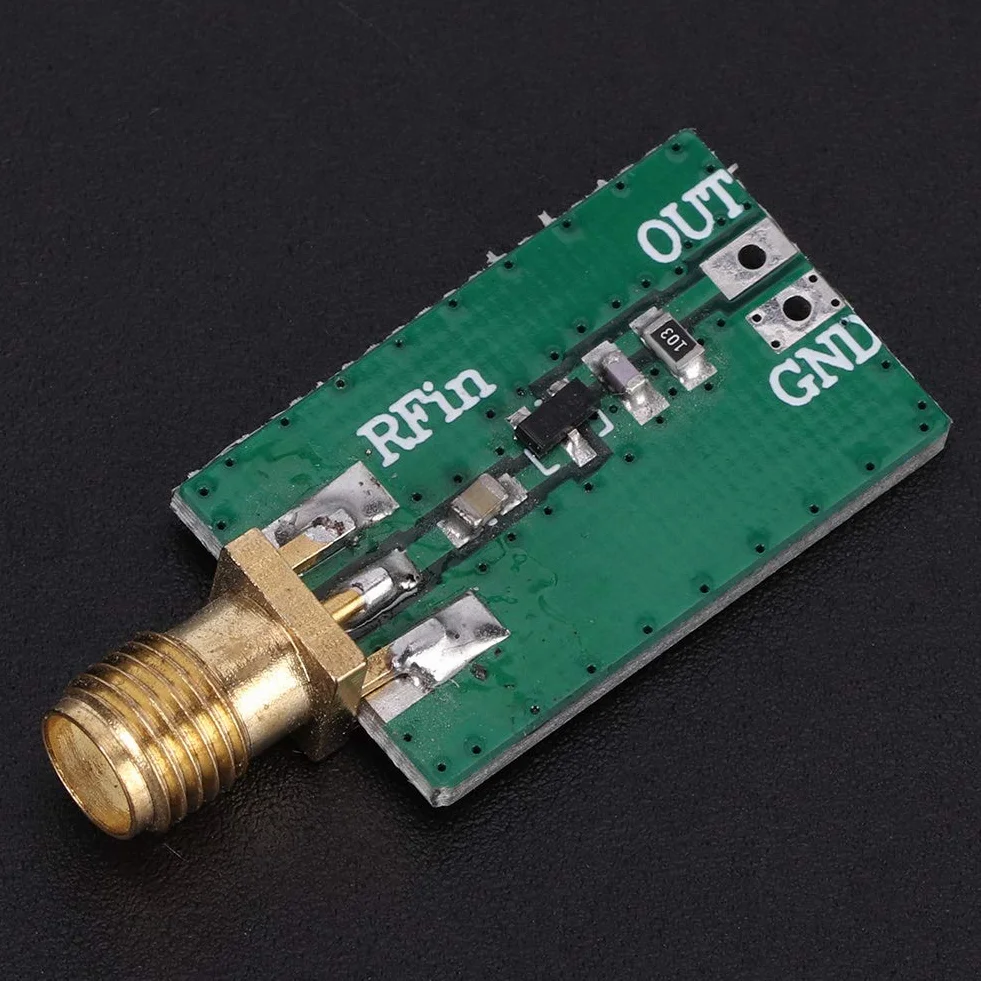 Moduł Detektora RF, moduł Detektora RF, Miernik Mocy RF Logarytmiczny Detektor Testujący AM 0,1-3200 MHz Wysoka czułość, Logarytmiczny