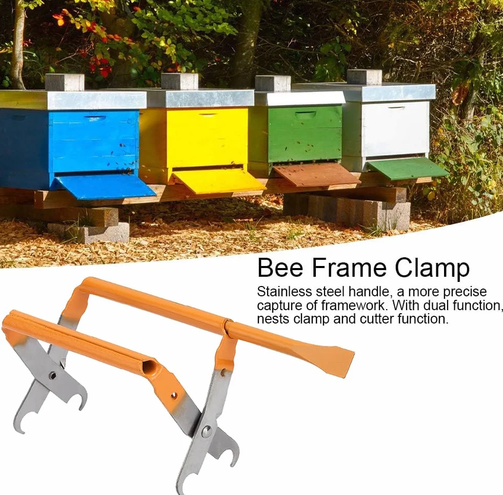 Pszczelarstwo Gniazdo Box Clip, Uchwyt Ramy Ula Ze Stali Nierdzewnej Podnośnik Capture Grip Tool Nests Box Jig Pszczelarz Sprzęt
