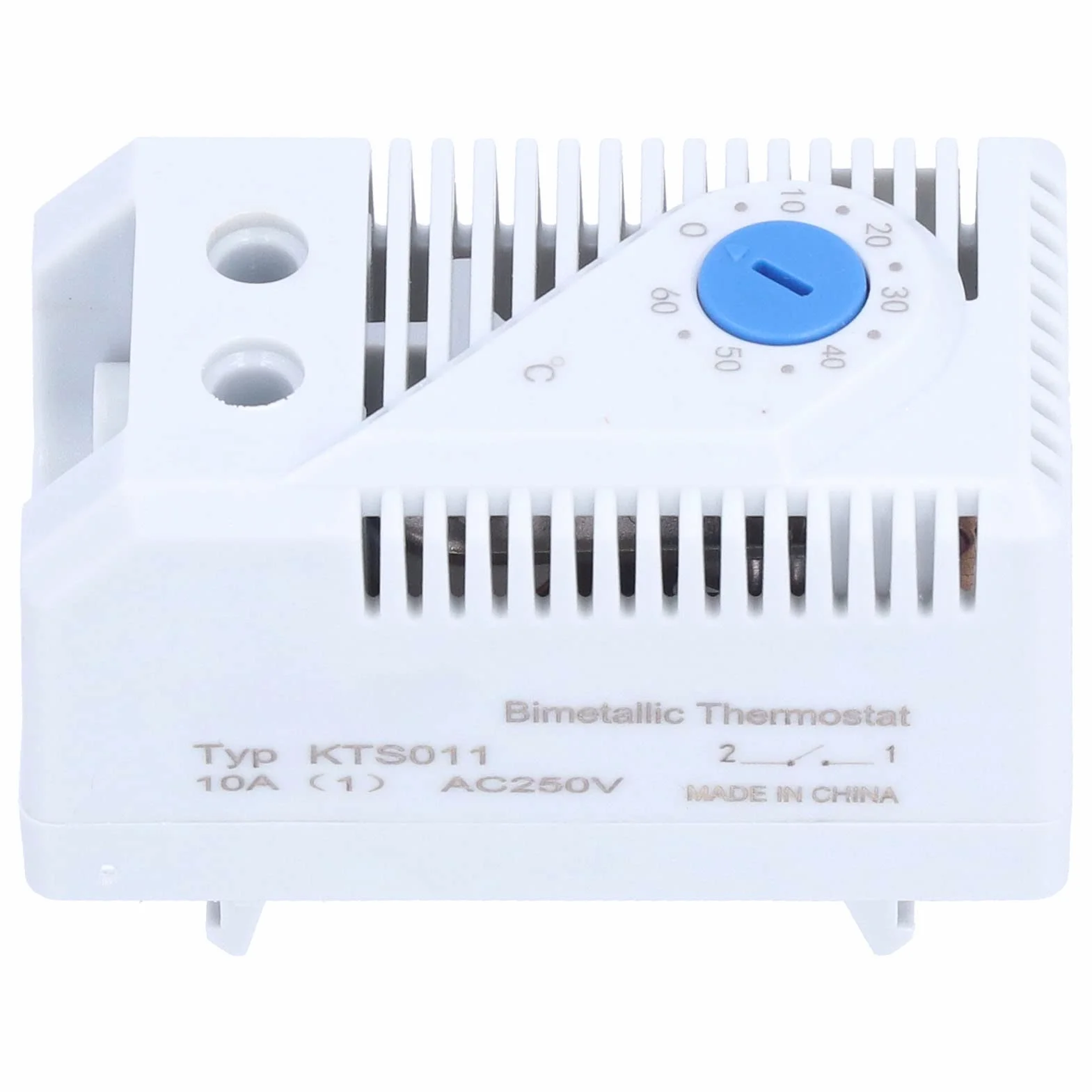 ViaGasaFamido 011 Mechaniczny Termostat Bimetaliczny Przełącznik Temperatury Termostatyczny Kontroler do Wentylatora Chłodzenia Grzejnika Elektrycznego