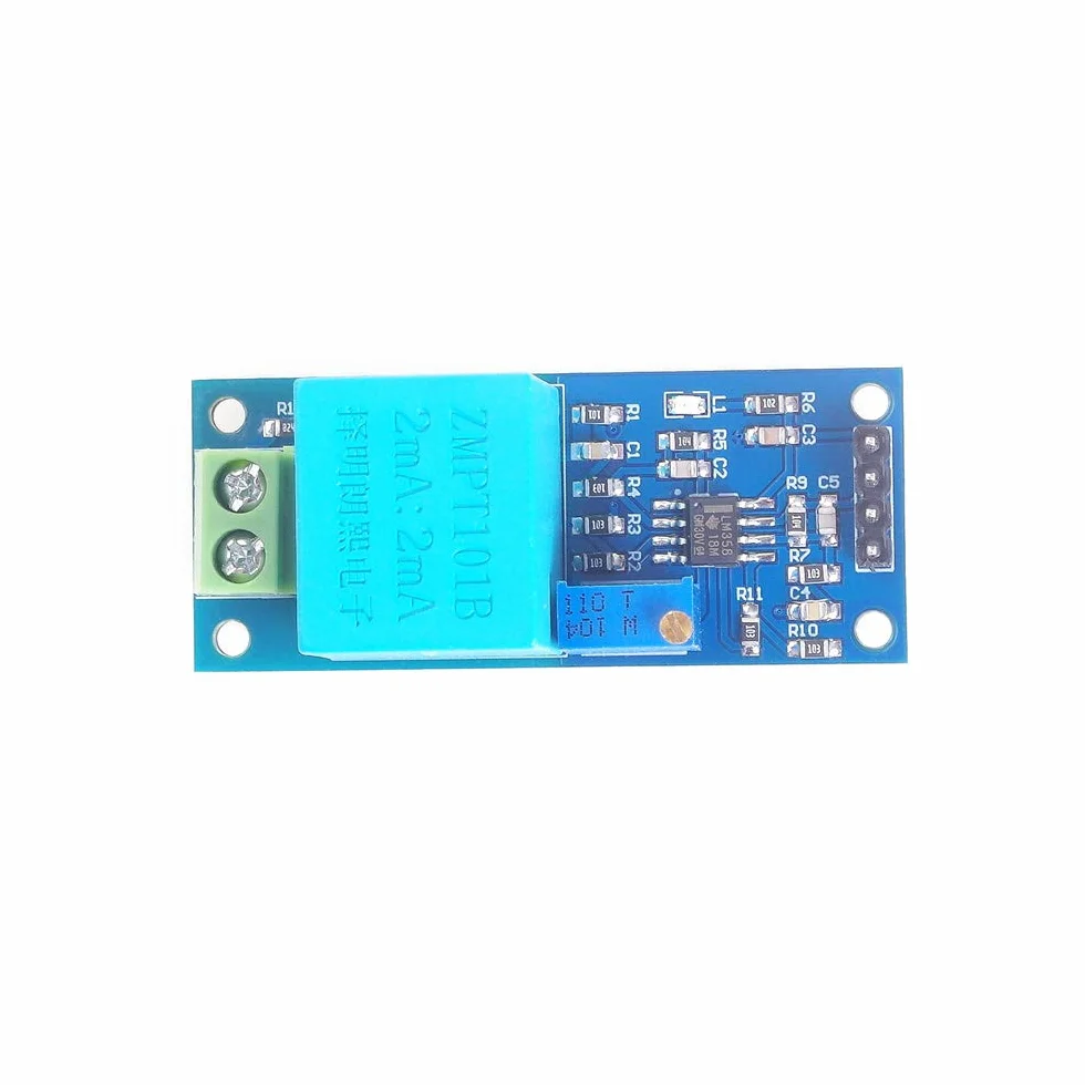 ZMPT101B aktywny jednofazowy moduł transformatora napięcia AC czujnik napięcia wyjściowego dla Arduino