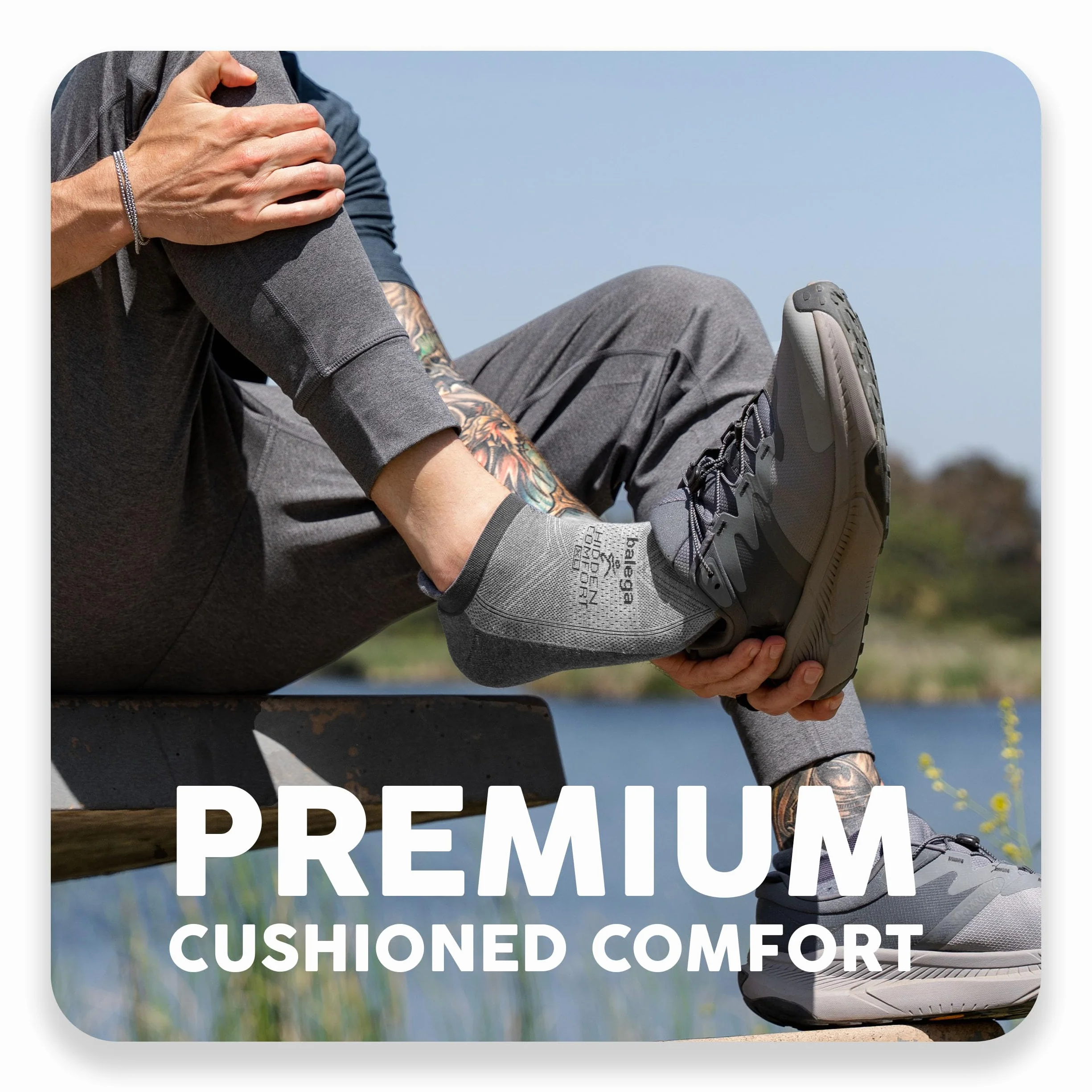 Balega Hidden Comfort Performance No Show Athletic Running Skarpety