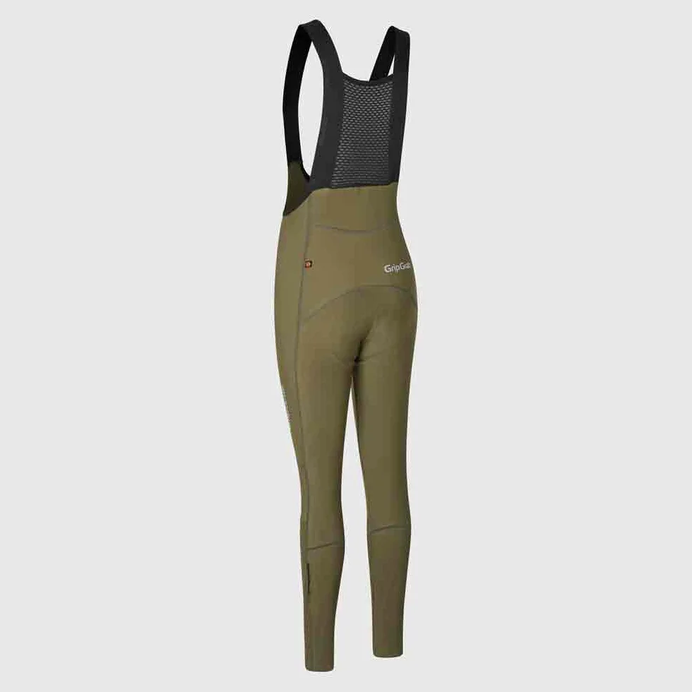 GripGrab PACR Thermo Bib Tights damskie zimowe spodnie wyścigowe MTB Gravel Bike spodnie rowerowe długie z wyściółką spodnie rowerowe