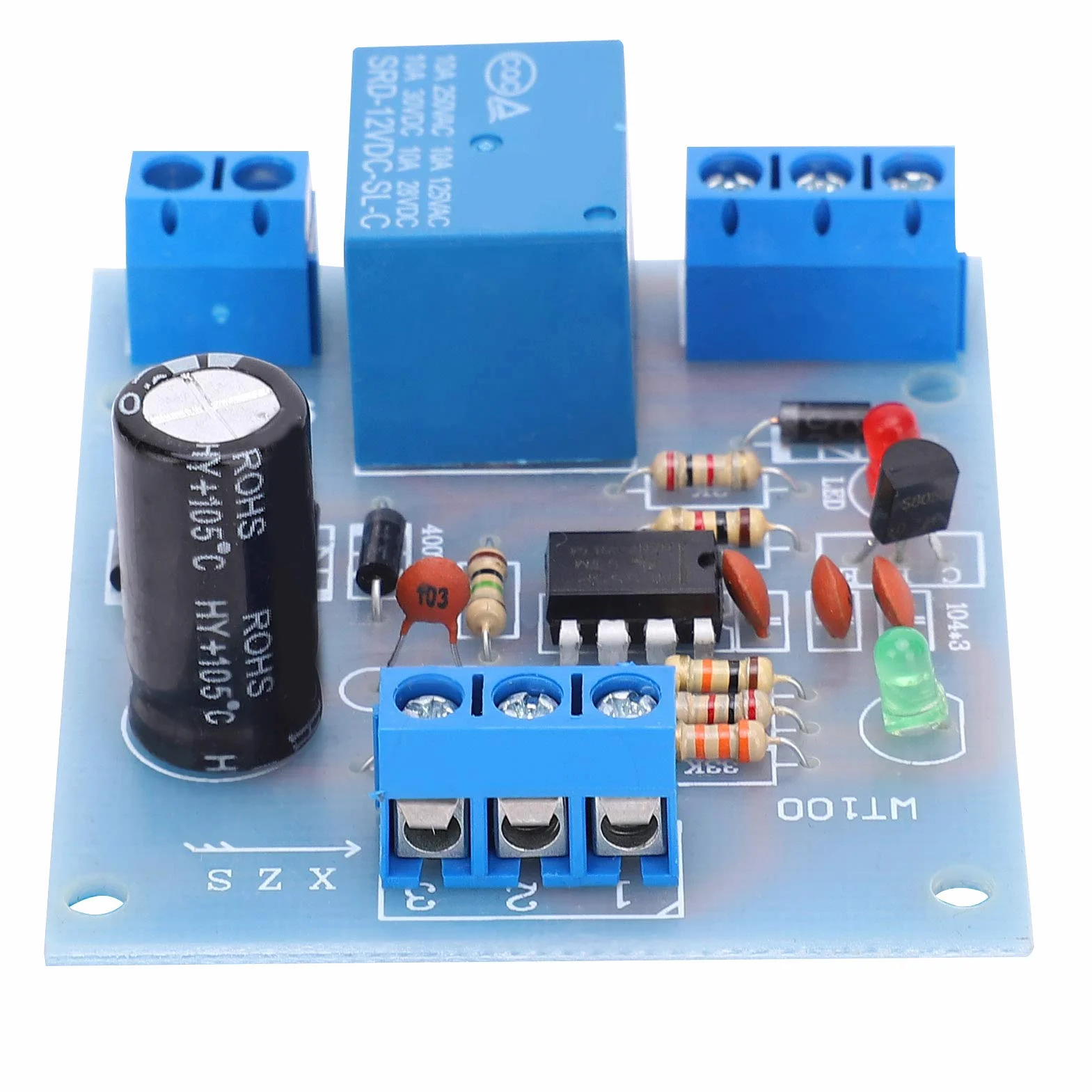 Czujnik Poziomu Cieczy 12V Elektroniczny z PCB - Moduł Przełącznika do Wykrywania i Kontroli Poziomu Wody dla Pomp Laboratoryjnych w Płynach