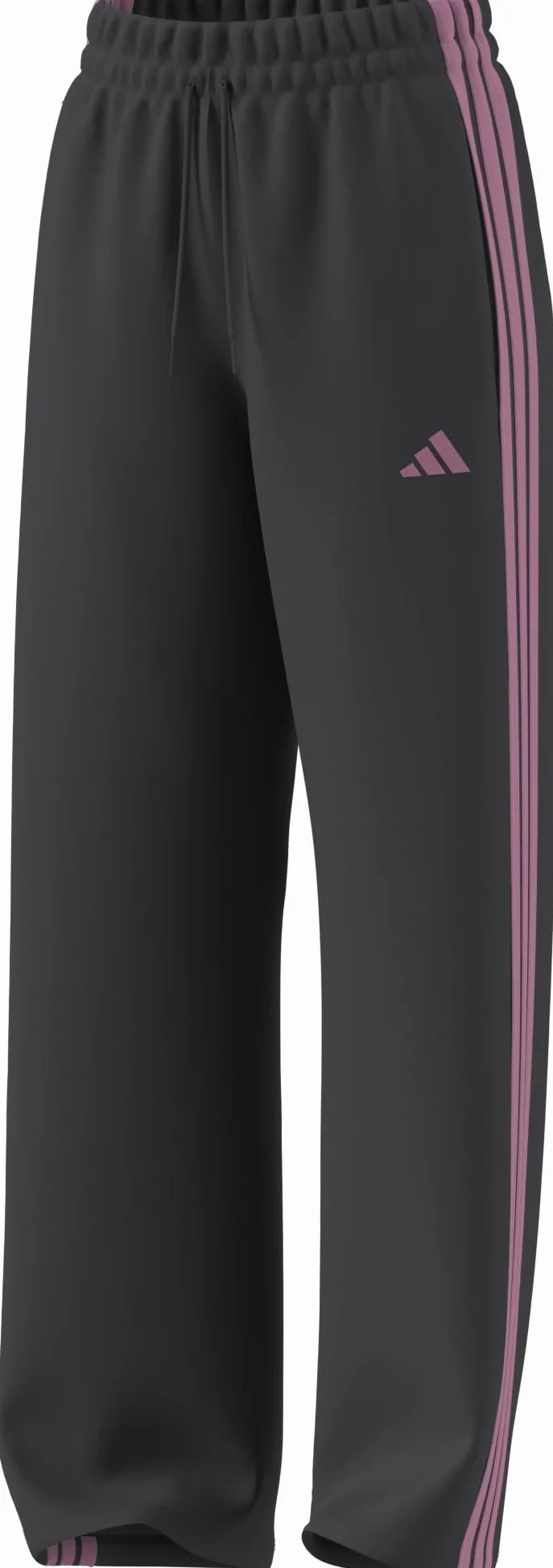 adidas Essentials 3-stripes Open Hem Fleece Pants Spodnie golfowe Kobiety