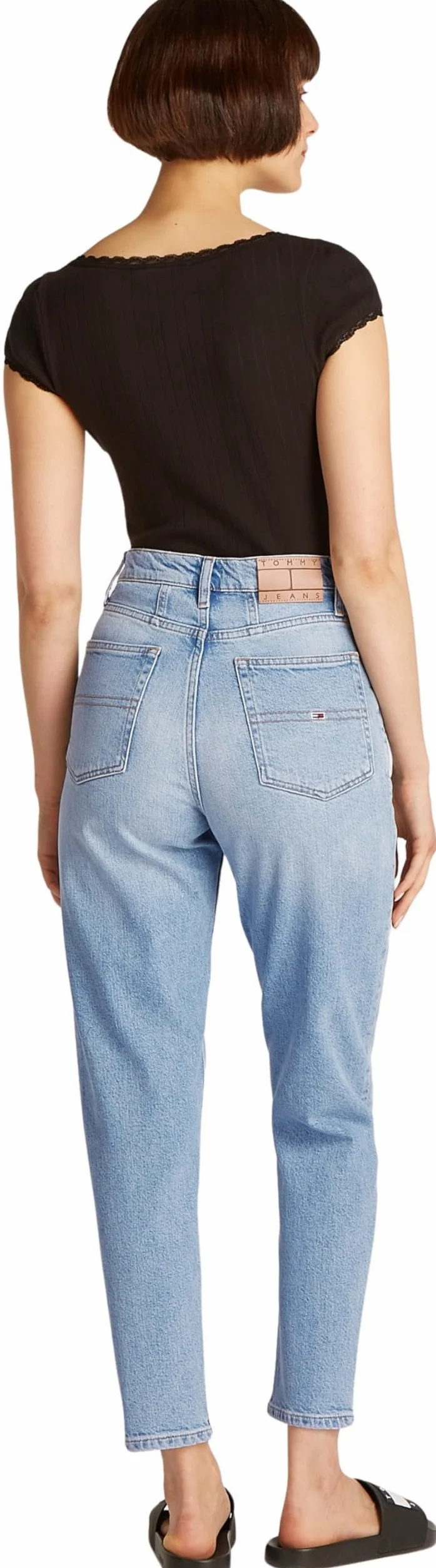 Tommy Jeans Mom Jean Uh Tpr Bi0112 Dw0dw20041 - Stożkowy Kobiety
