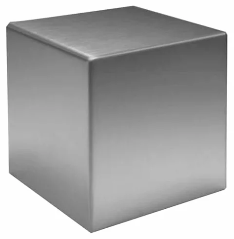 Kostka wolframowa - 15 x 15 x 15 mm metalowy blok do kolekcji elementów naukowych i kreatywnych prezentów DIY