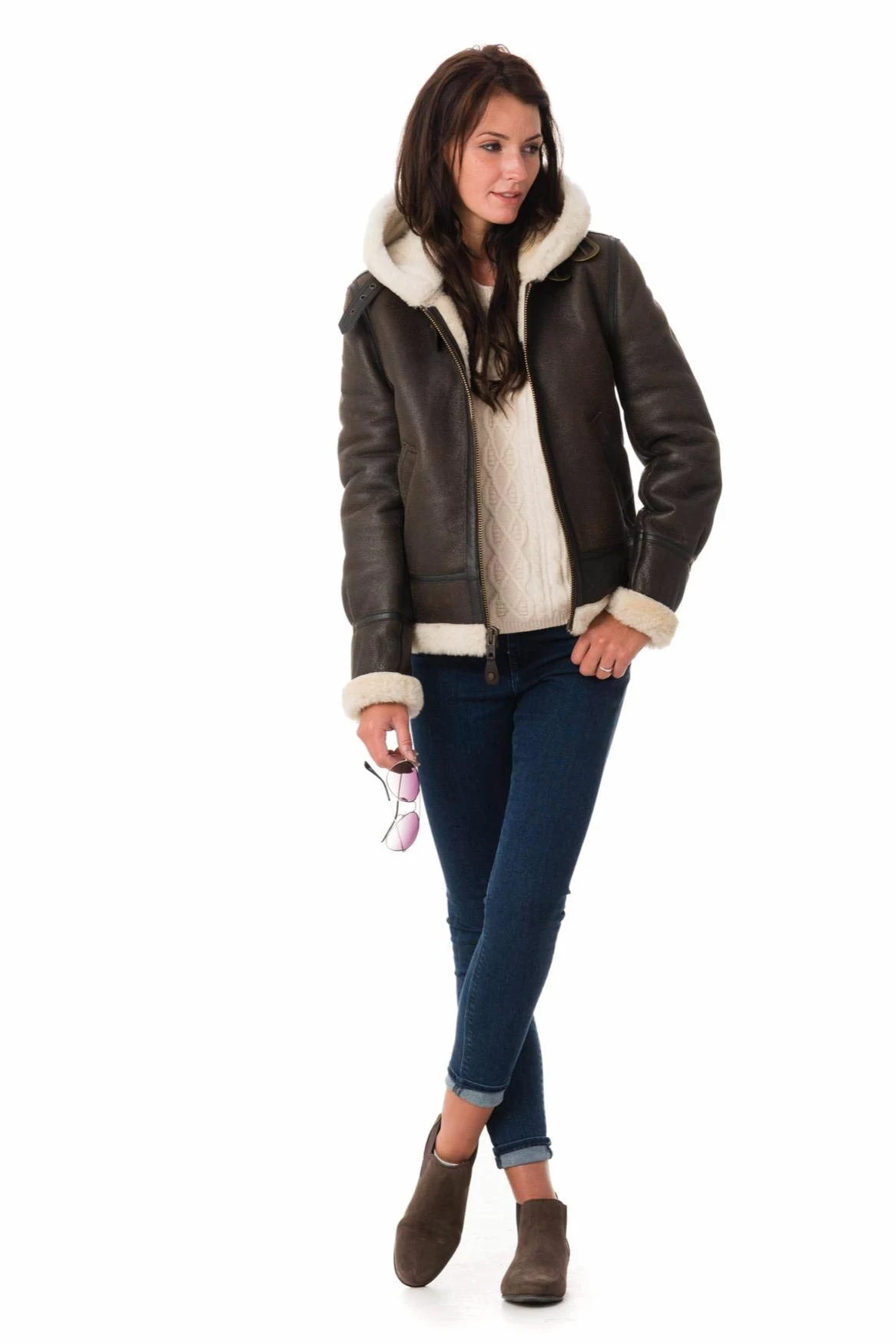 Schott NYC Kurtka skórzana Kobiety Lcw1257h
