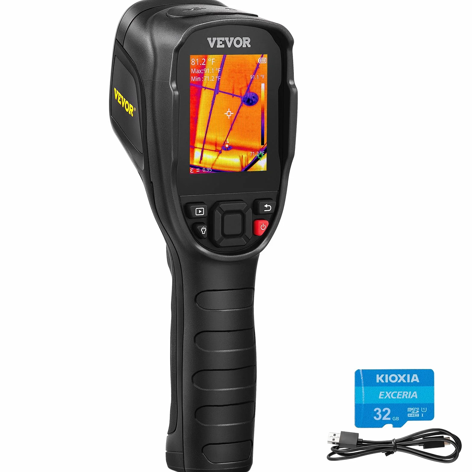 Vevor Sc240 Thermal Imaging Camera Termowizor, Czarny, 64 Gb