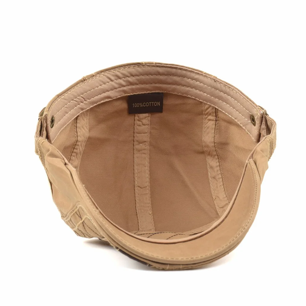 Męska Czapka Gatsby Unisex Newsboy Flat Cap Berety Kaszkiety