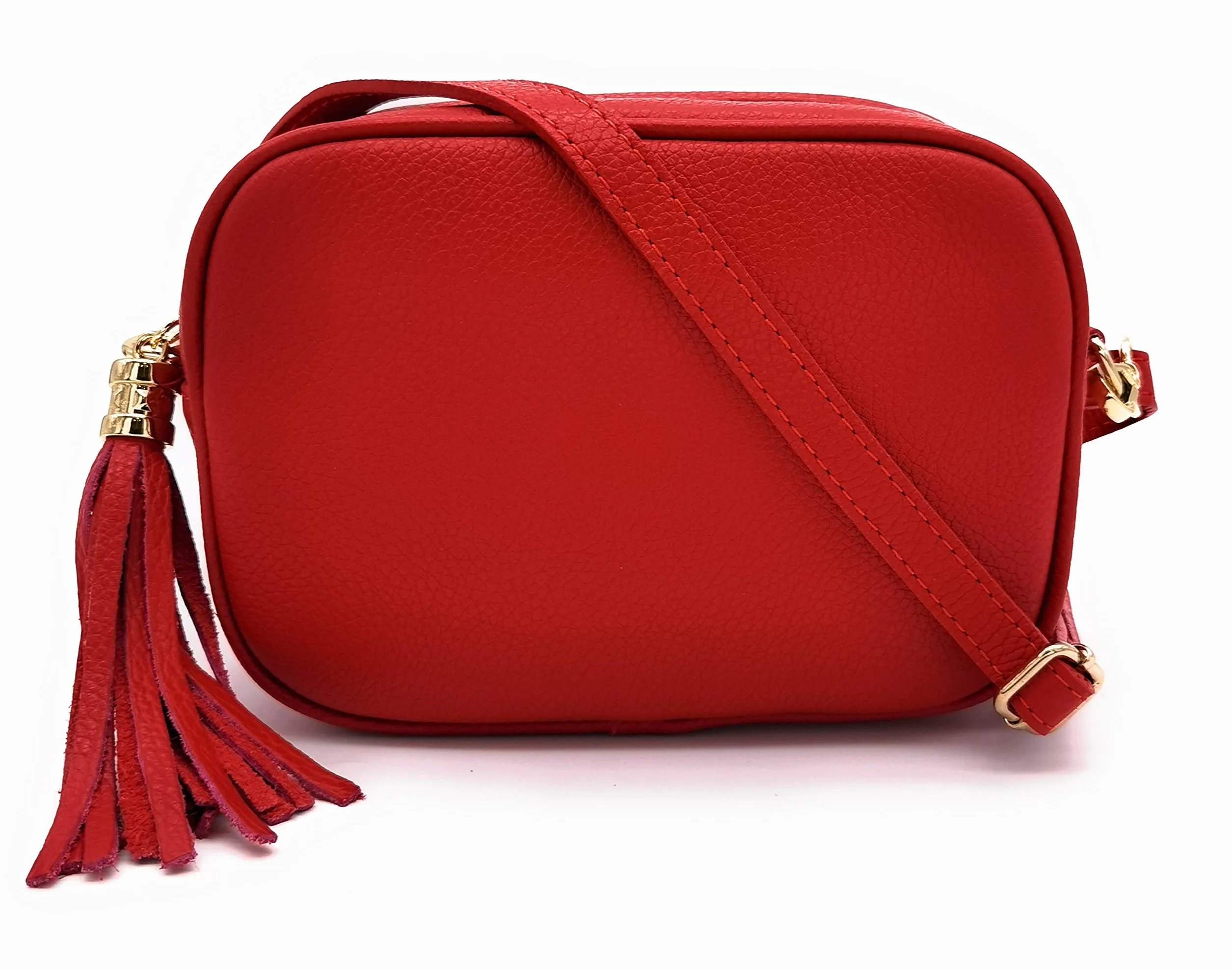 ELIOX Torebka damska z prawdziwej skóry mała crossbody na ramię