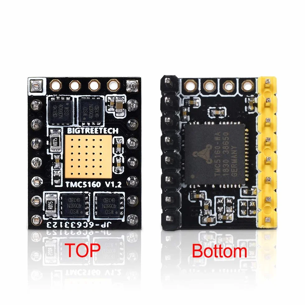 KINGPRINT TMC5160 v1.3 sterownik silnika krokowego bezgłośny SPI z radiatorem do drukarki 3D 4 sztuki