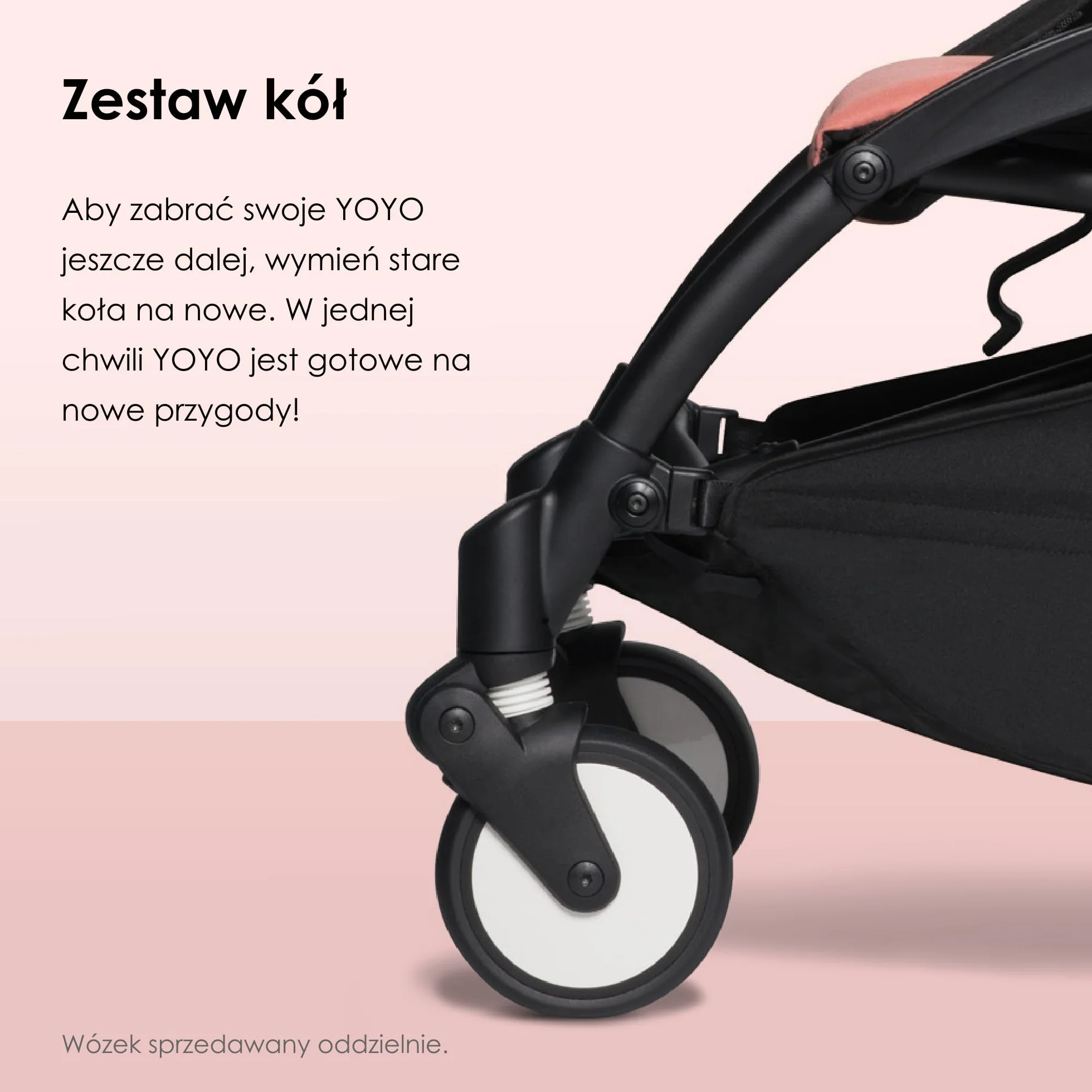 Zestaw kół BABYZEN YOYO - cztery koła zapasowe do wózka dziecięcego