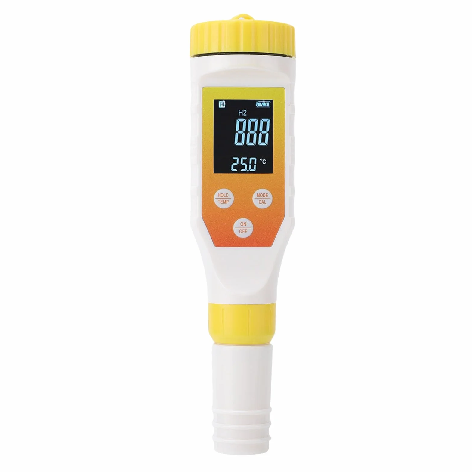Tnfeeon Tester Wody Wodoru, Miernik PH 7 w 1 H2/TDS/EC/ORP/SALT/TEMP z Podświetleniem ATC, Tester Wodorowy dla Filtrowanej Wody, Miernik TDS dla Soku, Kawy, roślin.