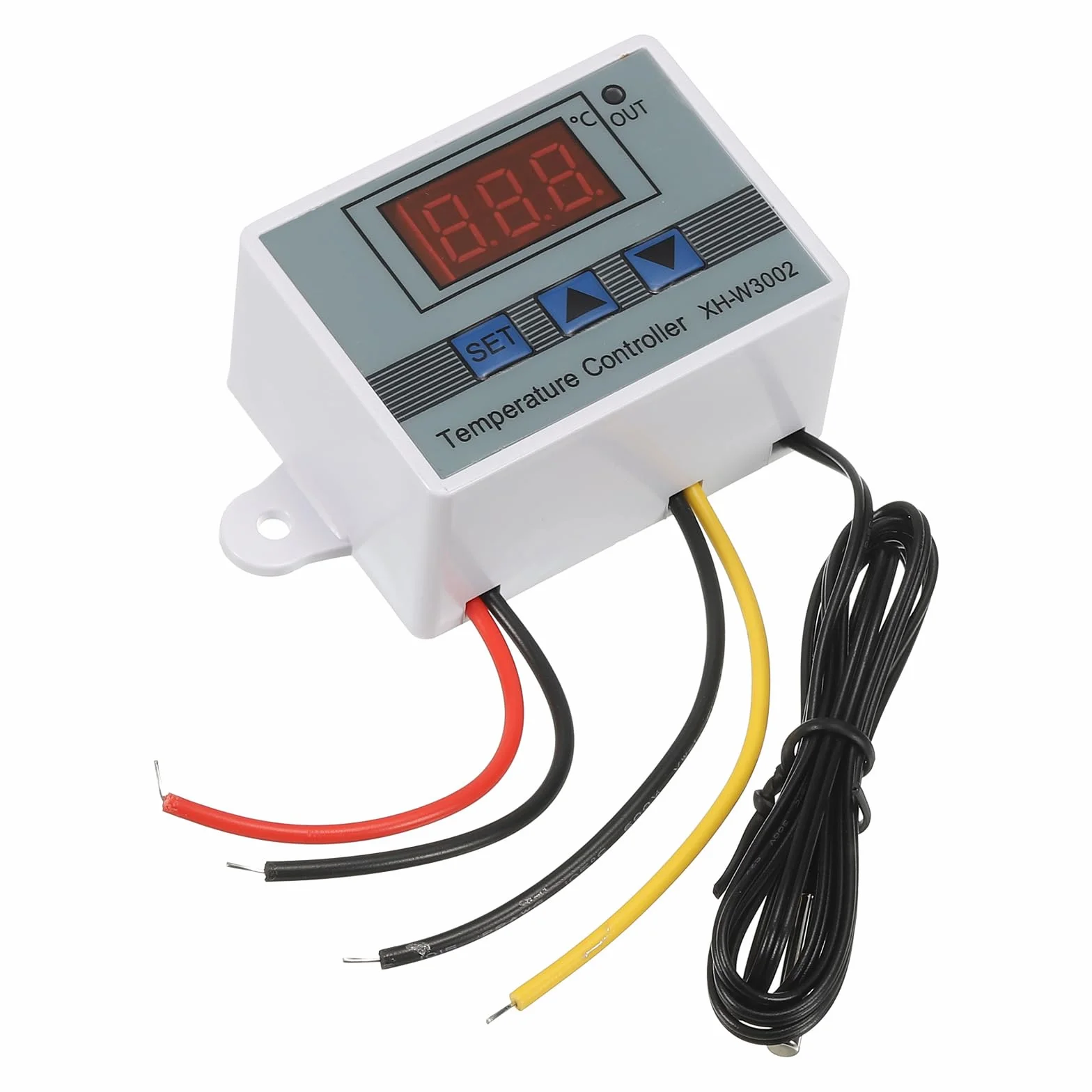 QUARKZMAN XH-W3002 10 A AC 110-220 V cyfrowy regulator temperatury LED, termostat, przełącznik sterowania ogrzewaniem i chłodzeniem, do lodówki, szklarni, gospodarstwa