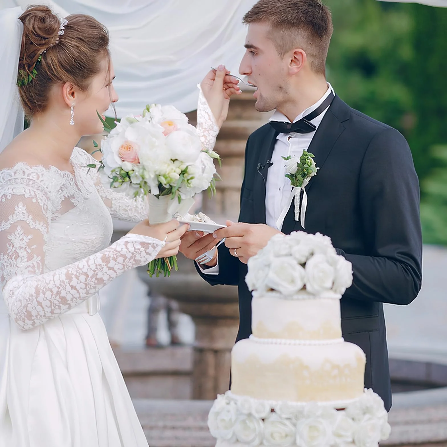 Lusofie Koronkowe rękawiczki w kwiaty damskie rękawiczki bez palców długie białe rękawiczki siatkowe lata 1920 elastyczne rękawiczki vintage dziewczyny na wesele herbata impreza cosplay