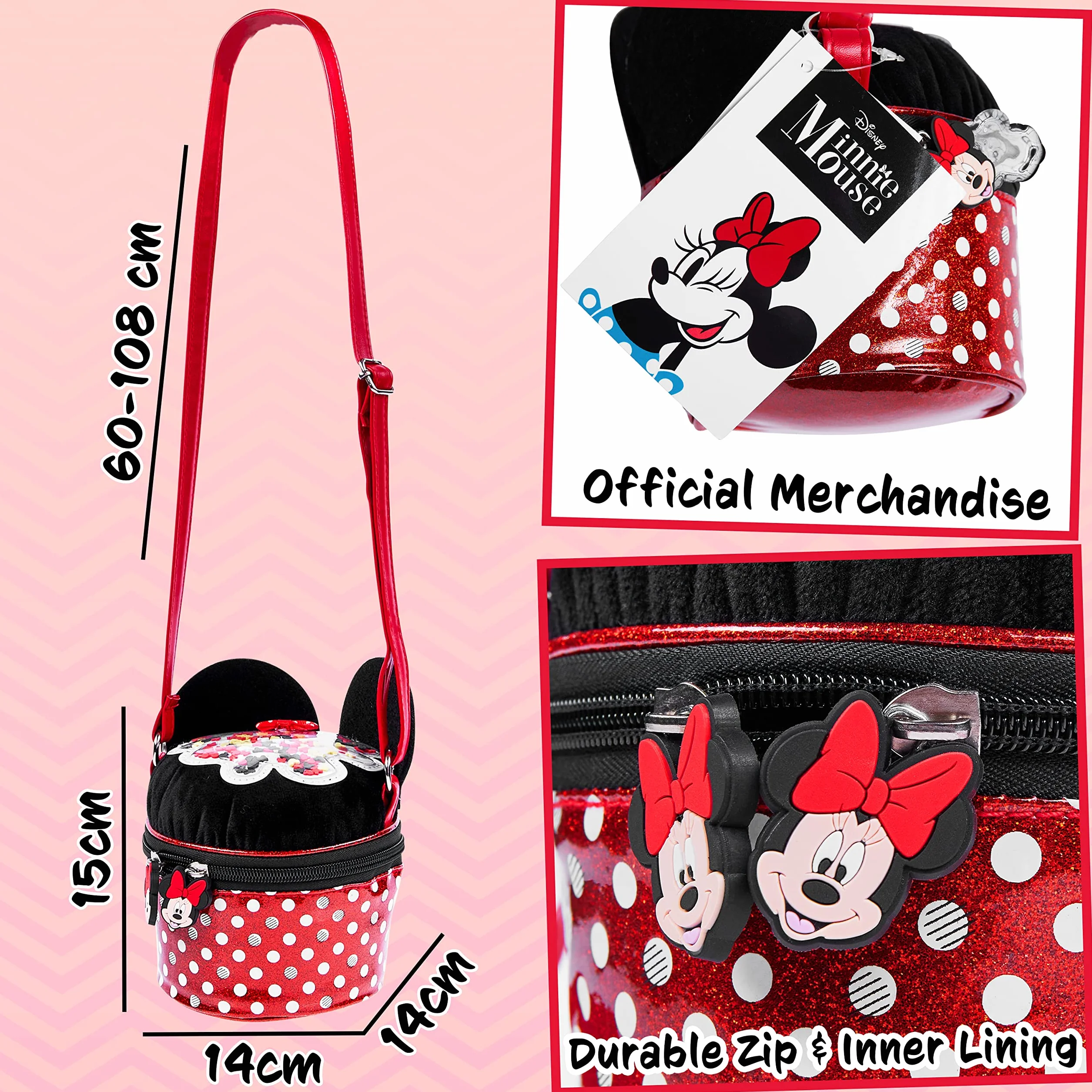 Disney Stitch Torba na ramię 3D Lilo i Stich Pluszowa Crossbody dla Dziewczyn