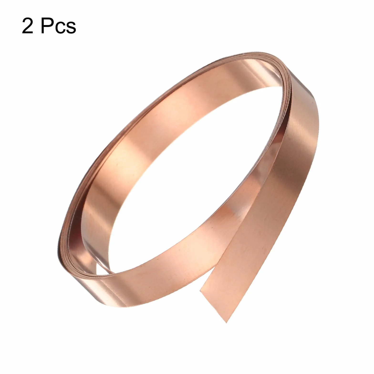 QUARKZMAN Rolka z blachy miedzianej o grubości 0,1 mm, 99,95% wodoodporna blacha miedziana do budowy elektroniki DIY, (szerokość 10 mm x 1 m)