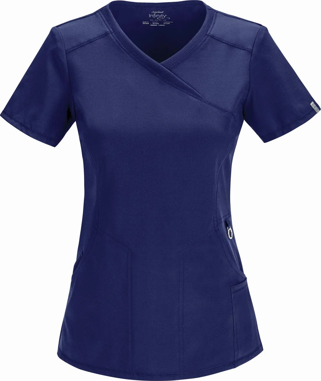Cherokee Damski Scrub-Top Infinity z kieszeniami