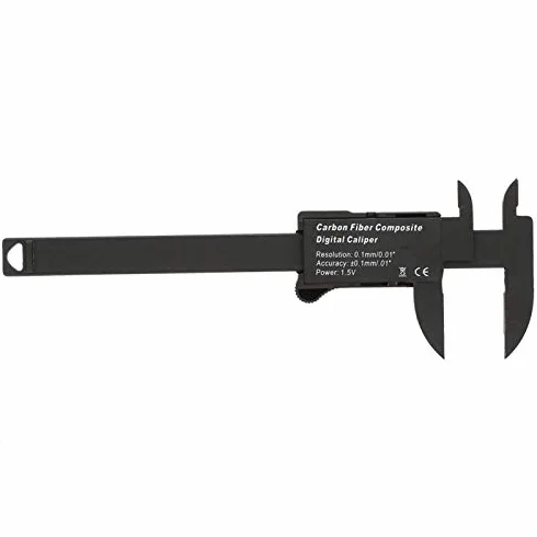 Suwmiarka cyfrowa suwmiarka, 0-100 mm / 0-4 z tworzywa sztucznego, elektroniczna suwmiarka cyfrowa z ekranem LCD, funkcja automatycznego wyłączania, przenośna