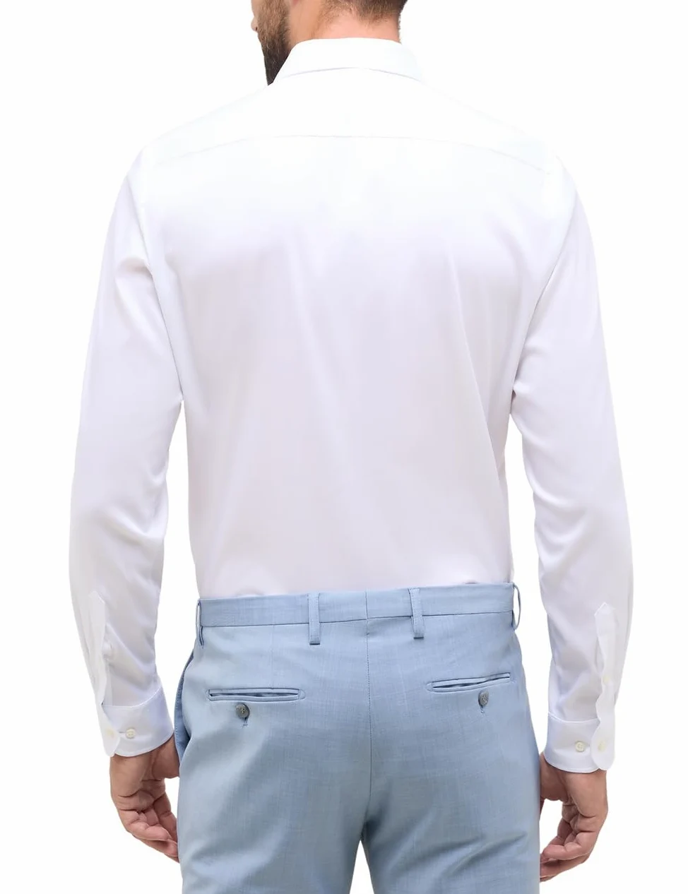ETERNA Koszulka Performance Mężczyźni Eterna Koszulka z długim rękawem Slim Fit Performance Shirt Stretch Uni