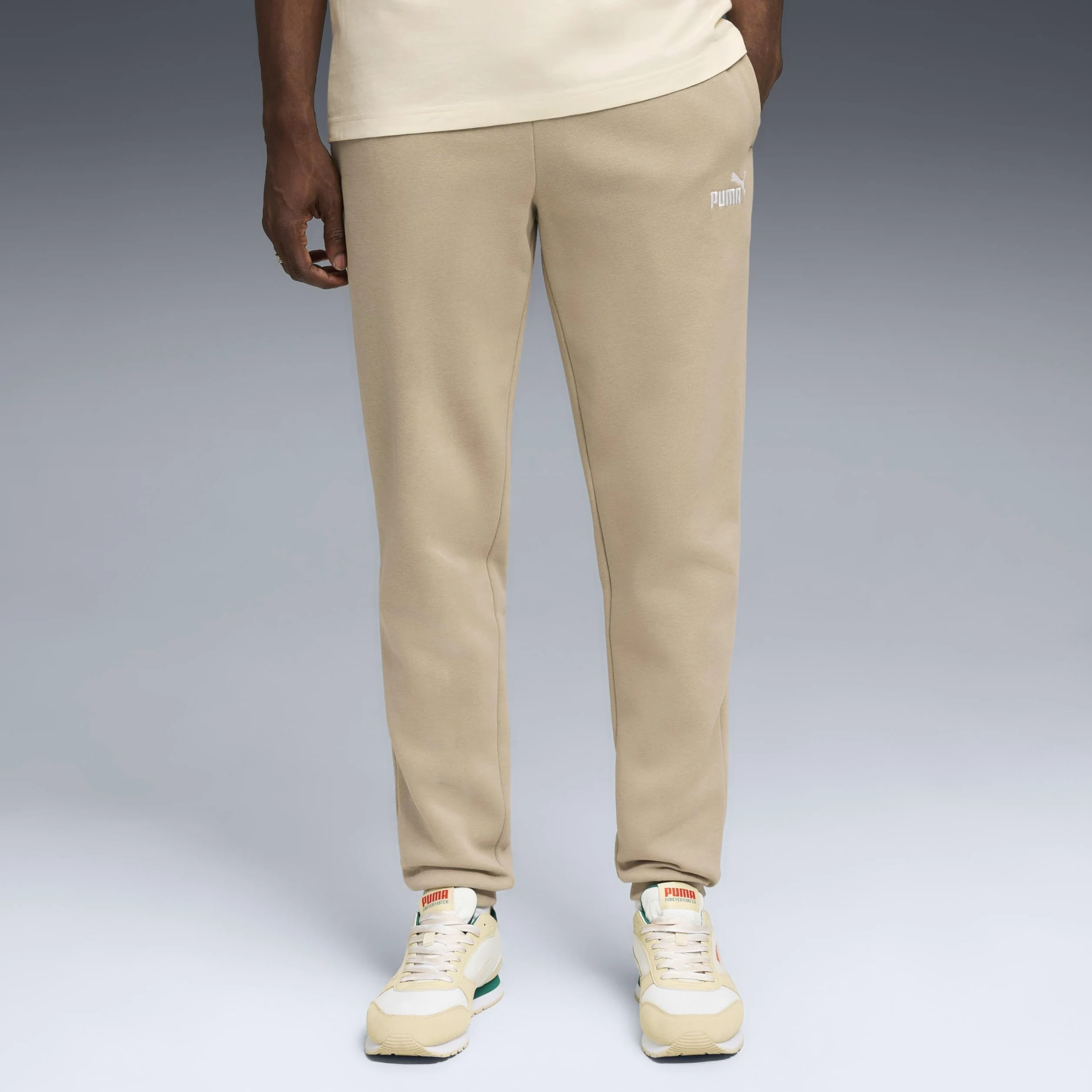 PUMA Ess No. 1 Logo Sweatpants Fl Cl (S) - Spodnie z dzianiny Mężczyźni