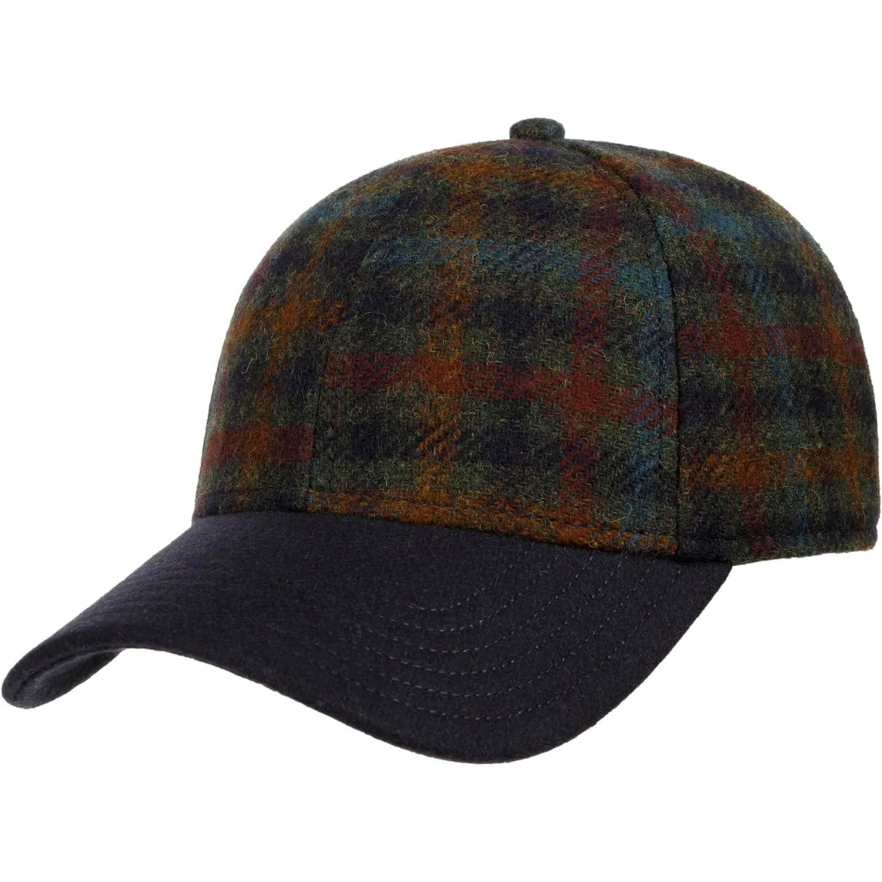 Stetson Haworth wełniana czapka bejsbolówka, czapka zimowa, męska - metalowa klamra, z daszkiem, na jesień, zimę, jesień i zimę