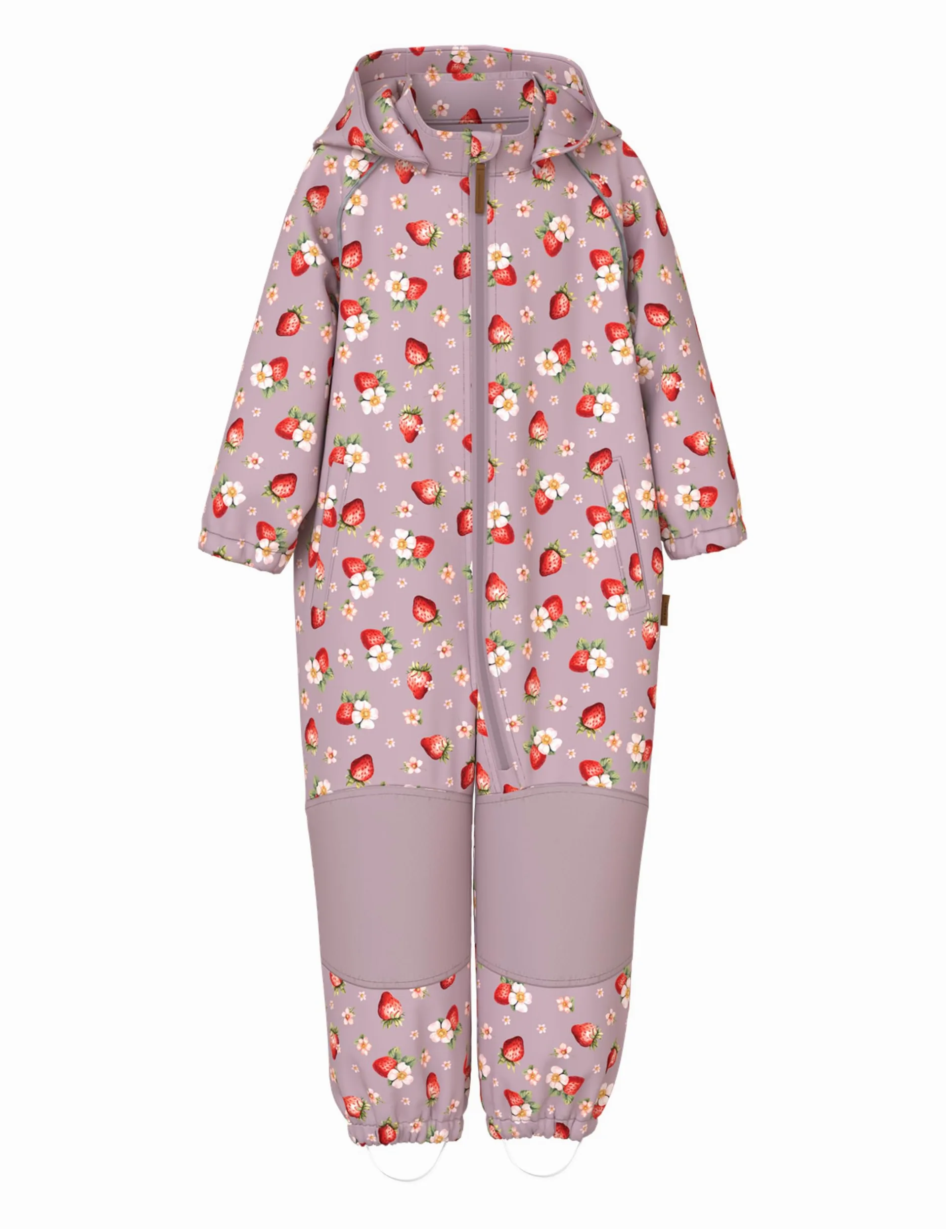 NAME IT Dziewczęcy Nmfalfa08 Softshell Suit AOP 1Fo Noos, Keepsake Lilac, 122