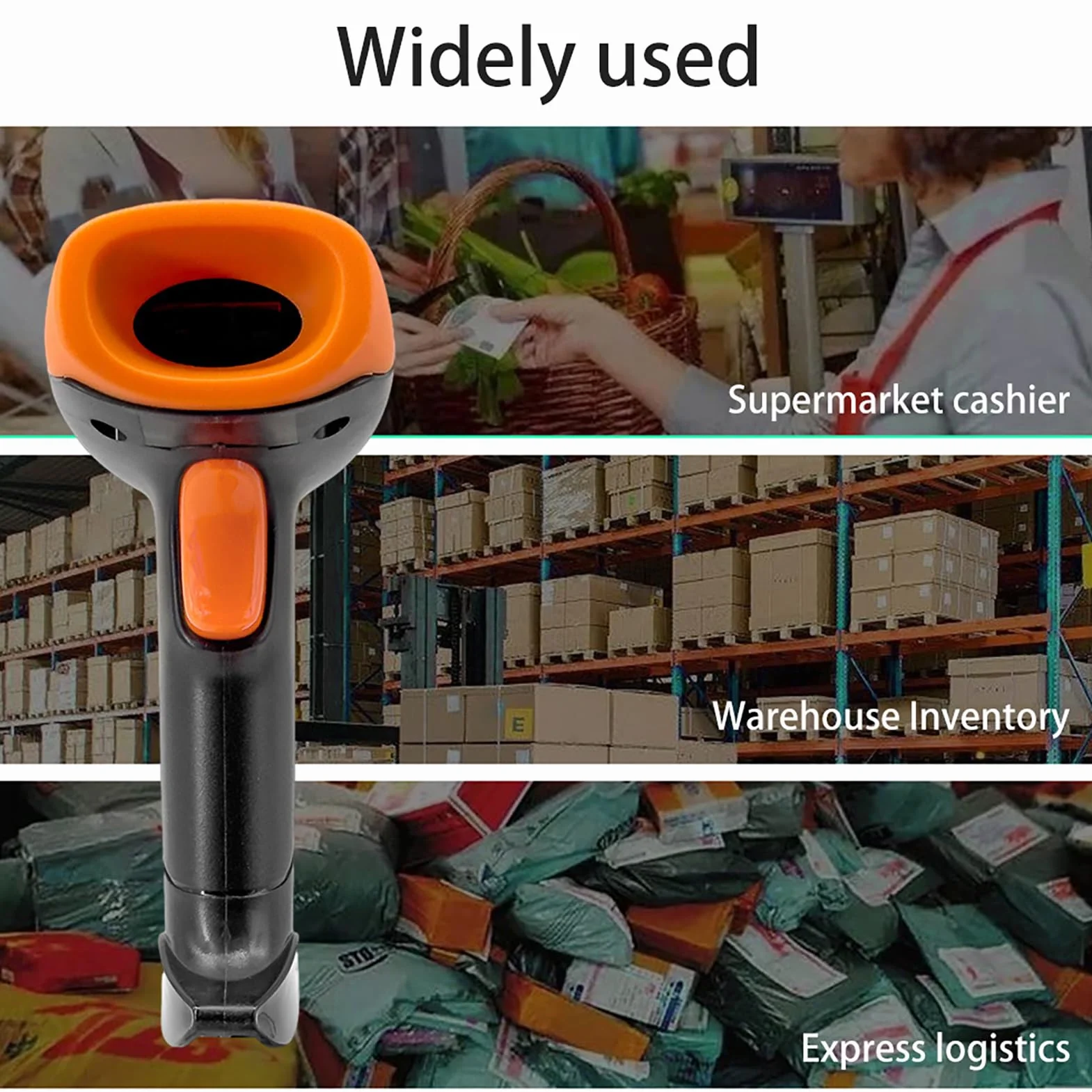 for Tak, Przewodowy czytnik kodów kreskowych USB U20, wysoka wydajność, 1D/2D/QR, kompatybilny, Android, Linux, do supermarketów, płatności mobilnych, zarządzania zapasami (połączenie