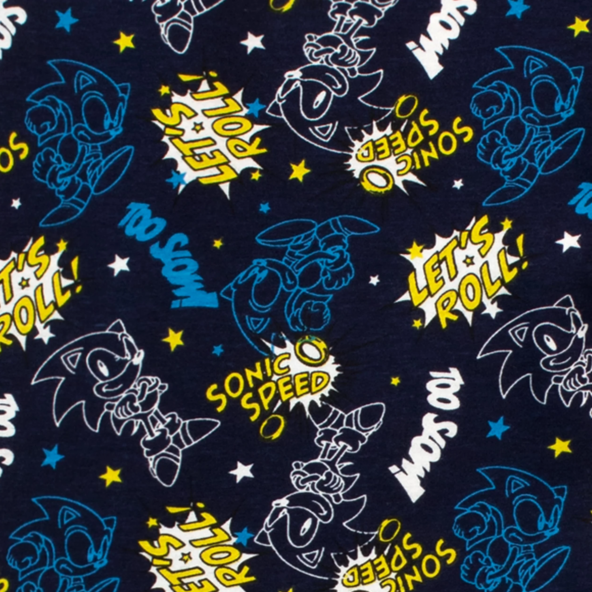 Sonic The Jeż Zestaw Piżama chłopięca