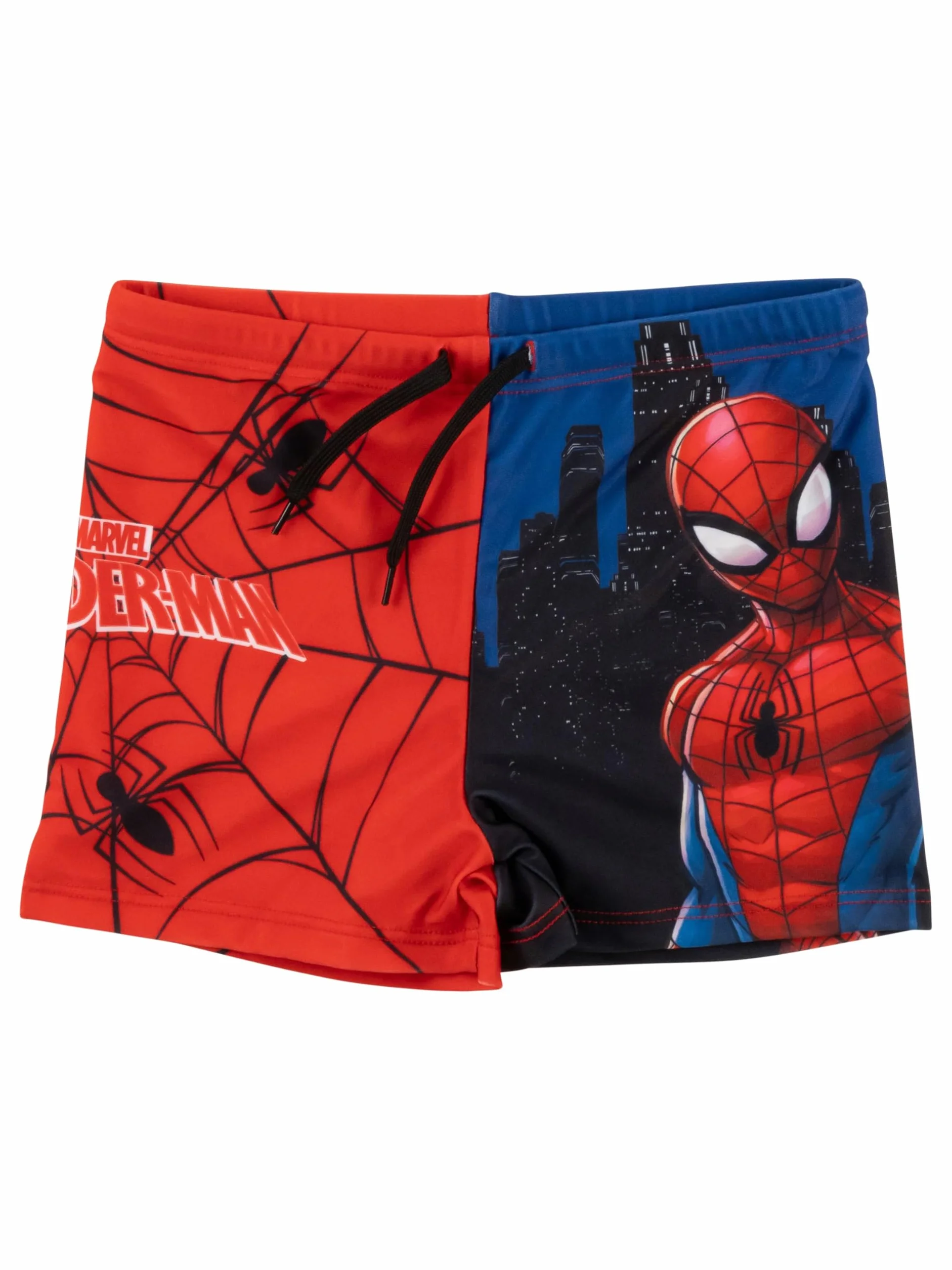 United Labels Spiderman dwuczęściowy kostium kąpielowy z ochroną UV 30 dla chłopców czerwono-niebieski