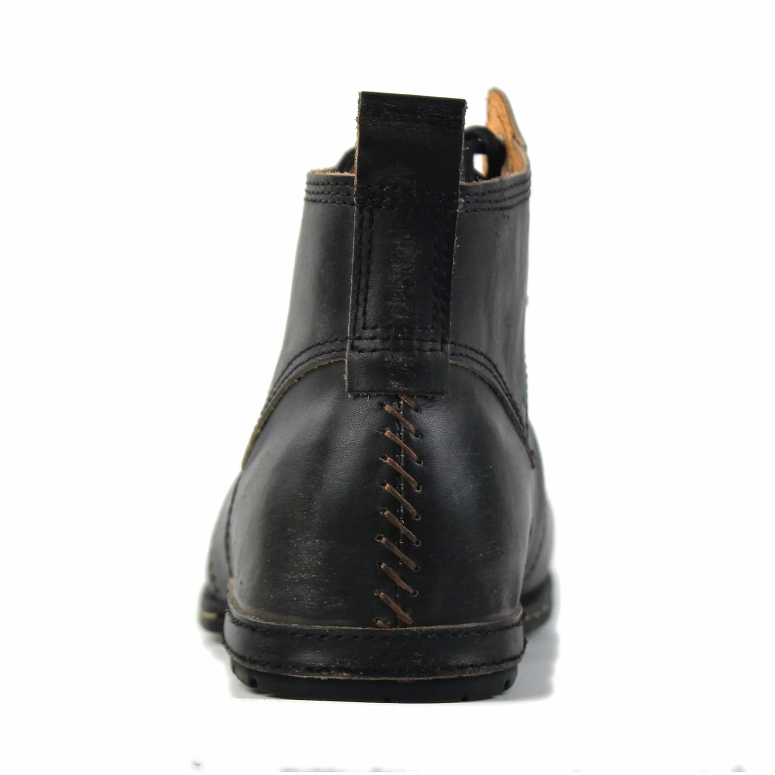 OSSTONE Mężczyźni Buty Zimowe Prawdziwa Skóra do Kostki Bojowe Kamuflaż Chukka Boots OS-6015-1-B-R