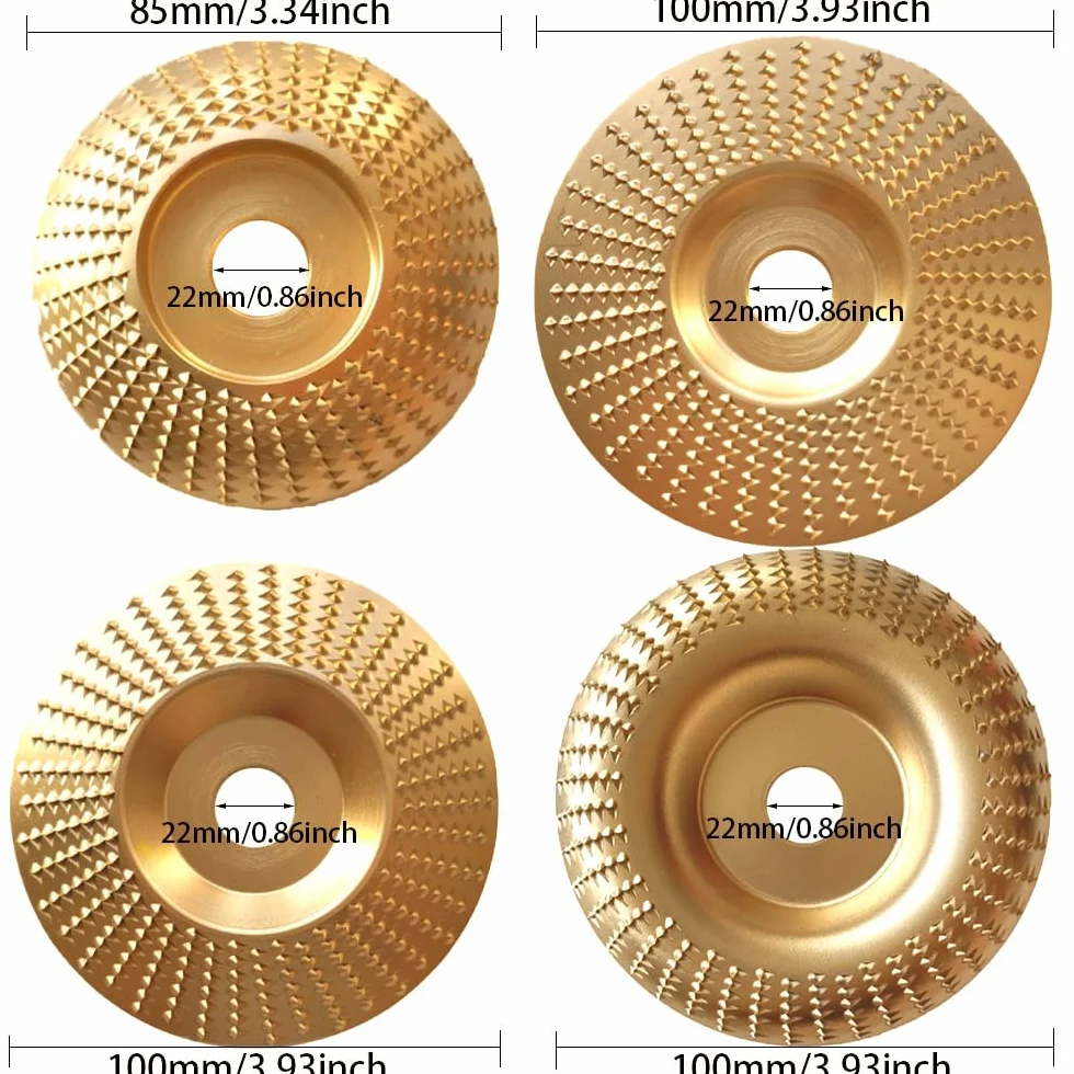 4 sztuki rzeźba w drewnie tarcza szlifierska 22,2 mm, polerowanie ścierne do kształtowania tarcz, szlifierka kątowa tarcza szlifierska do szlifowania rzeźbienia rzeźba polerowanie